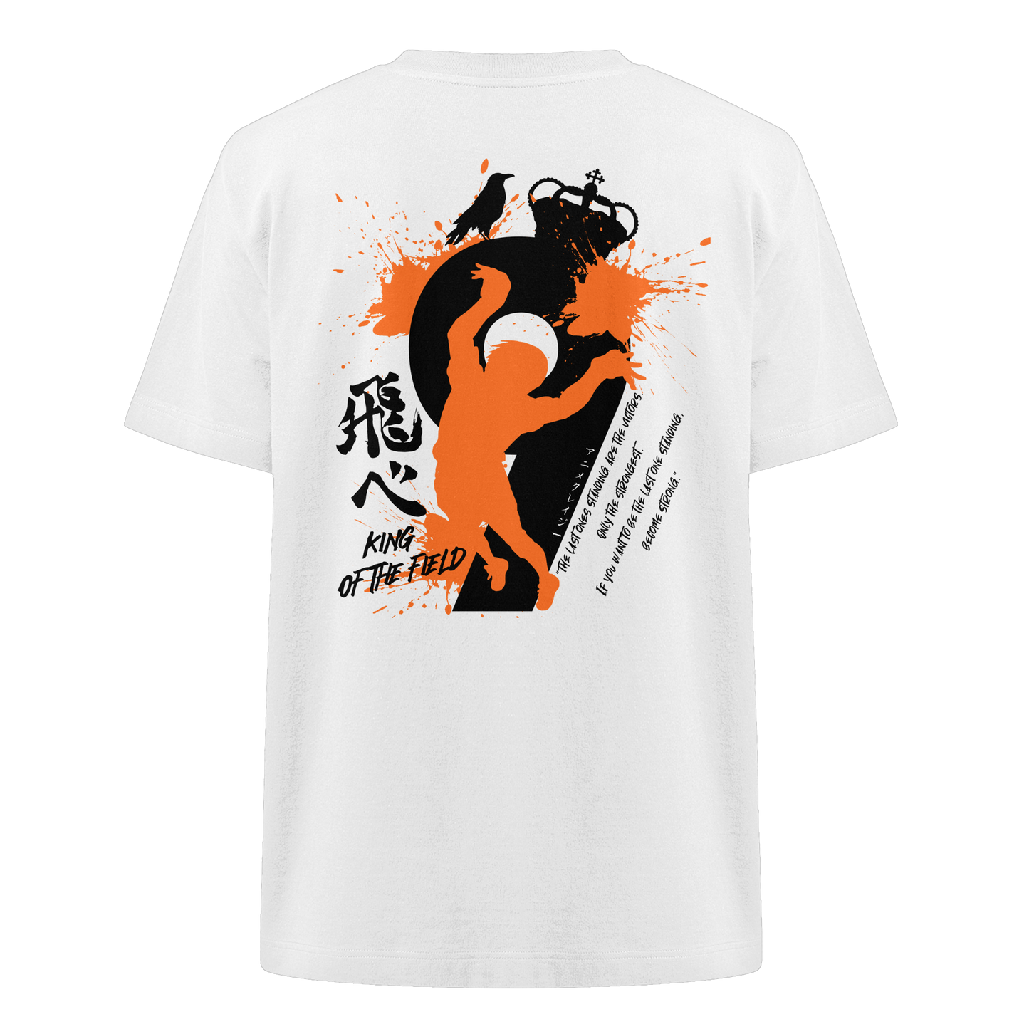 "King Of The Field 2.0" Back Organic Heavy Oversized Shirt