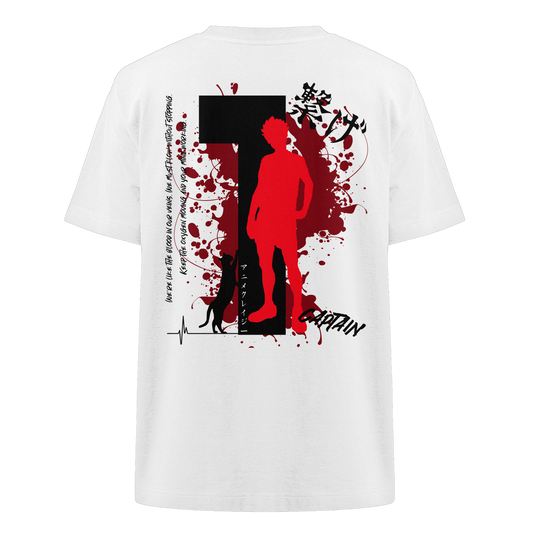"Captain" Back Organic Heavy Oversized Shirt