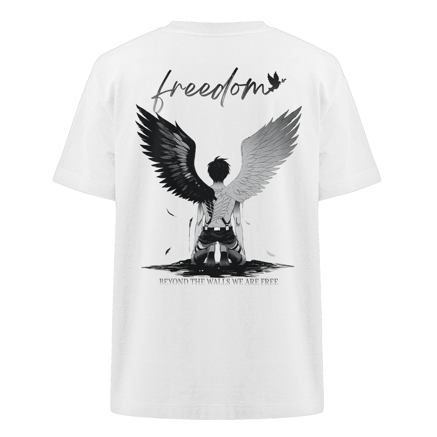 "Freedom" Back Heavy Oversized Organic Shirt
