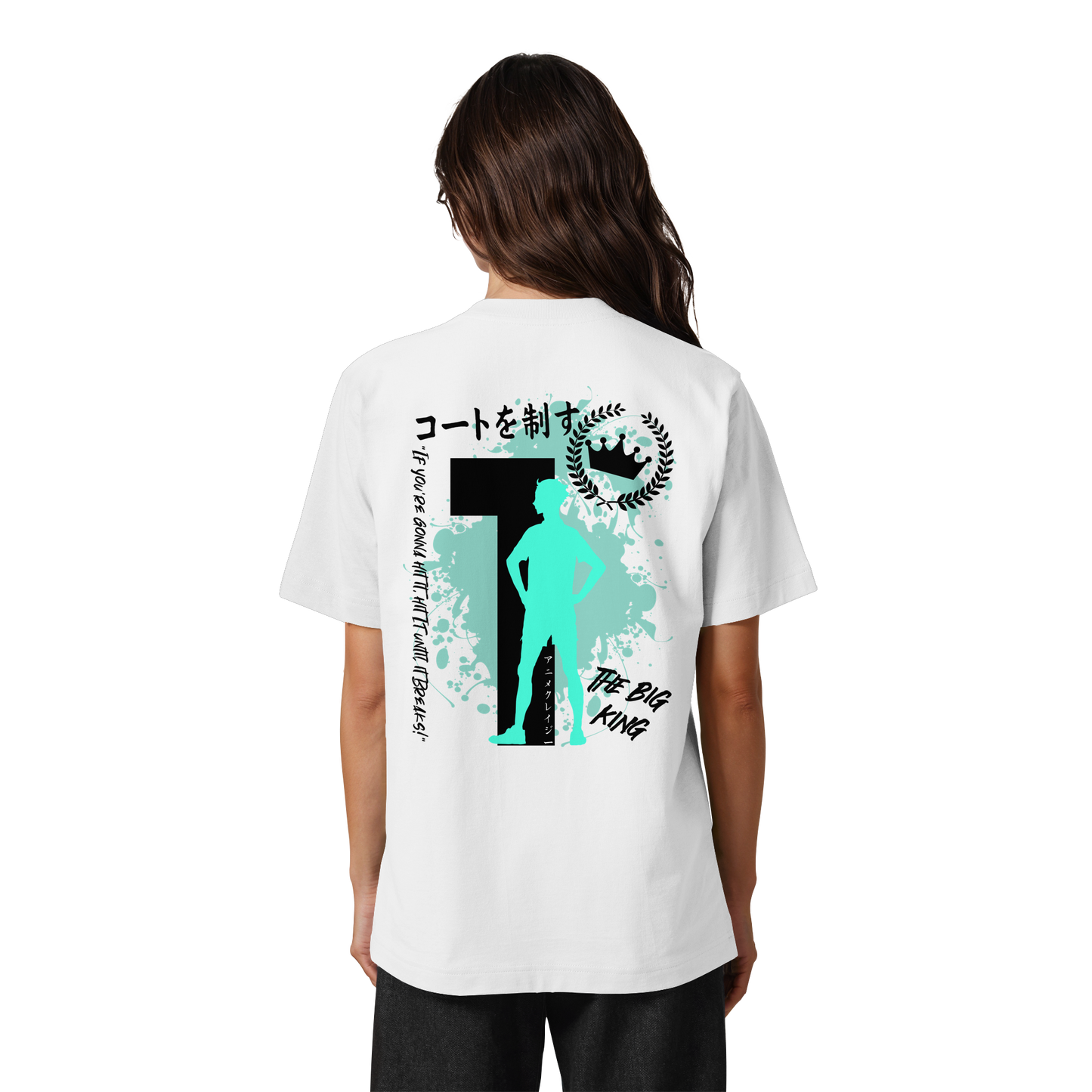 "The Big King" Back Organic Heavy Oversized Shirt