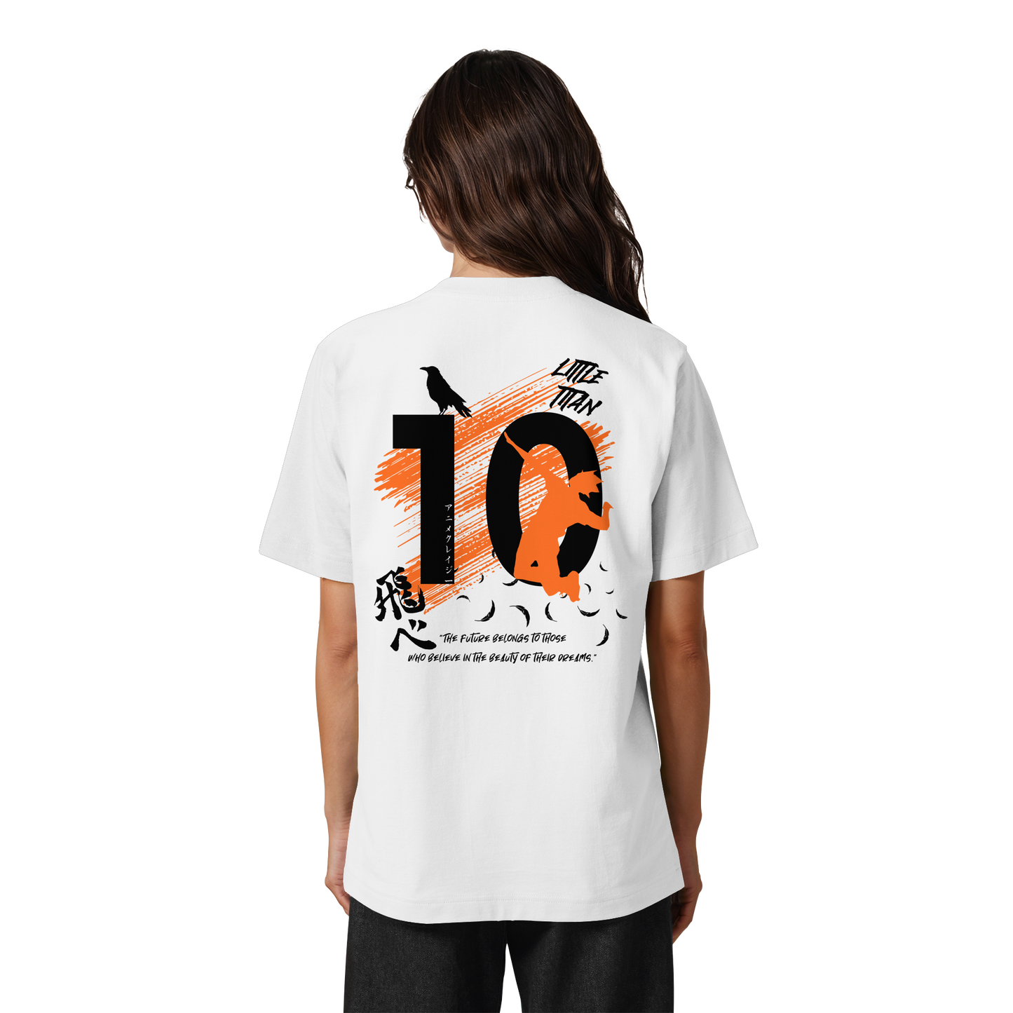 "Little Titan" Back Organic Heavy Oversized Shirt