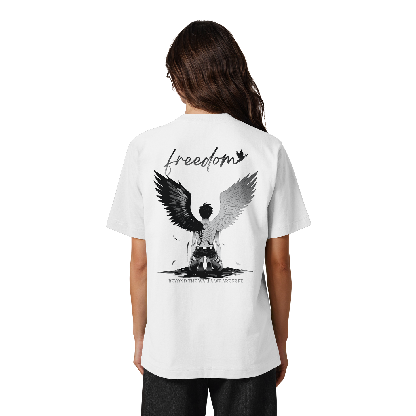 "Freedom" Back Heavy Oversized Organic Shirt