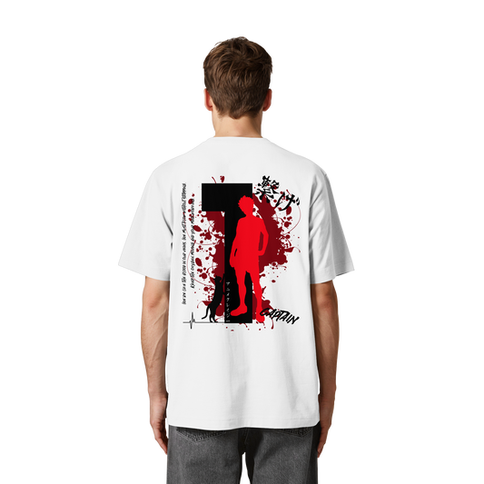"Captain" Back Organic Heavy Oversized Shirt