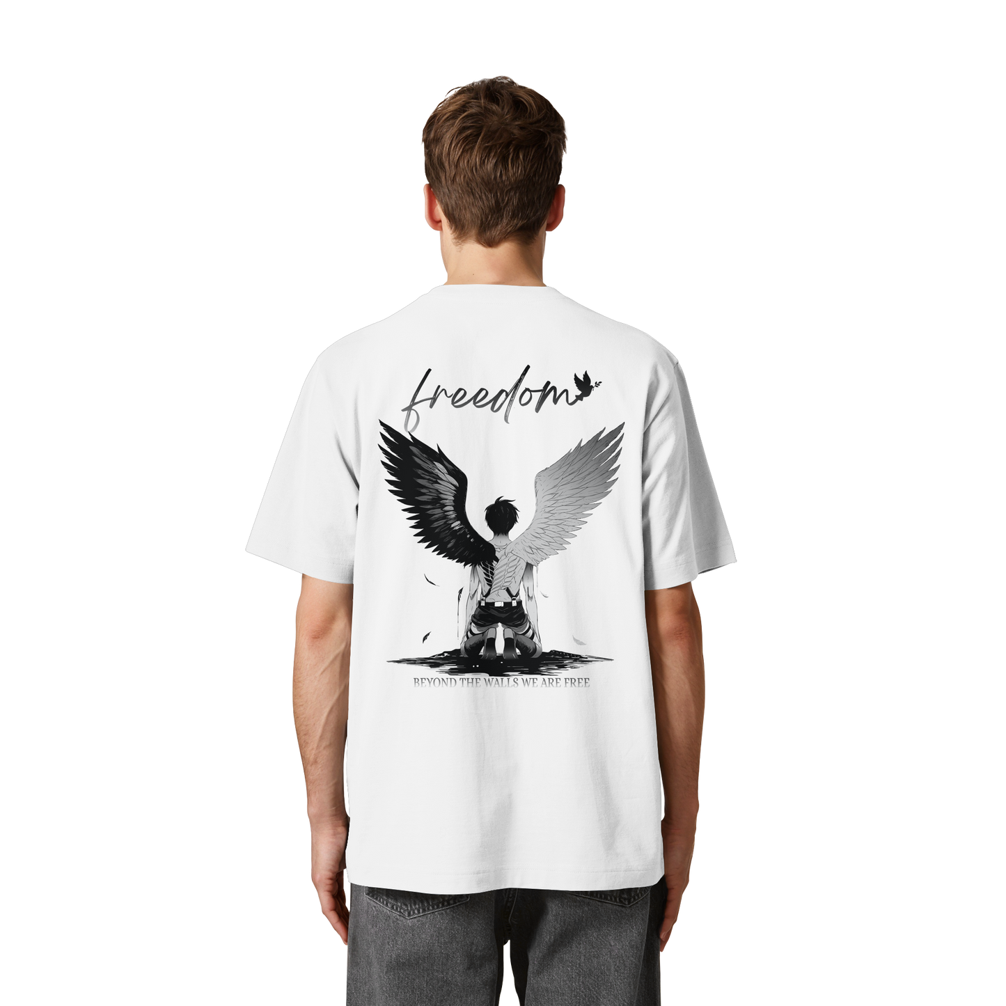 "Freedom" Back Heavy Oversized Organic Shirt