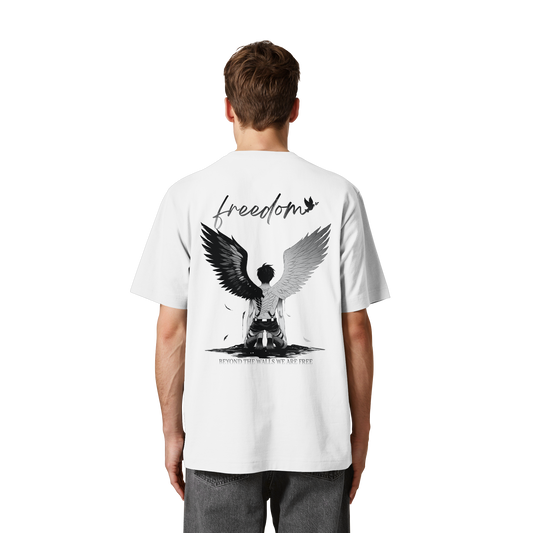 "Freedom" Back Heavy Oversized Organic Shirt