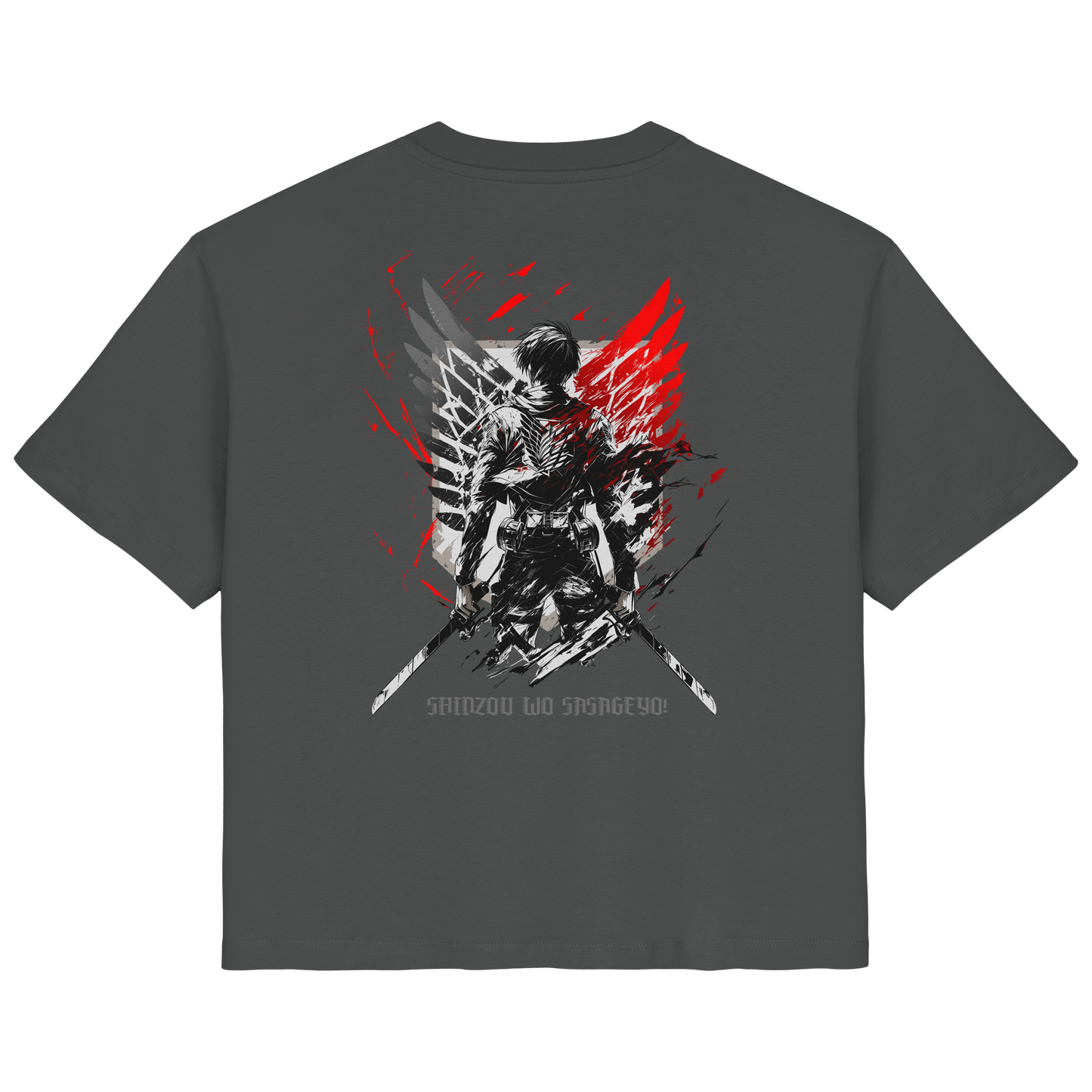 "Wings of Resolve" Back Women Organic Shirt