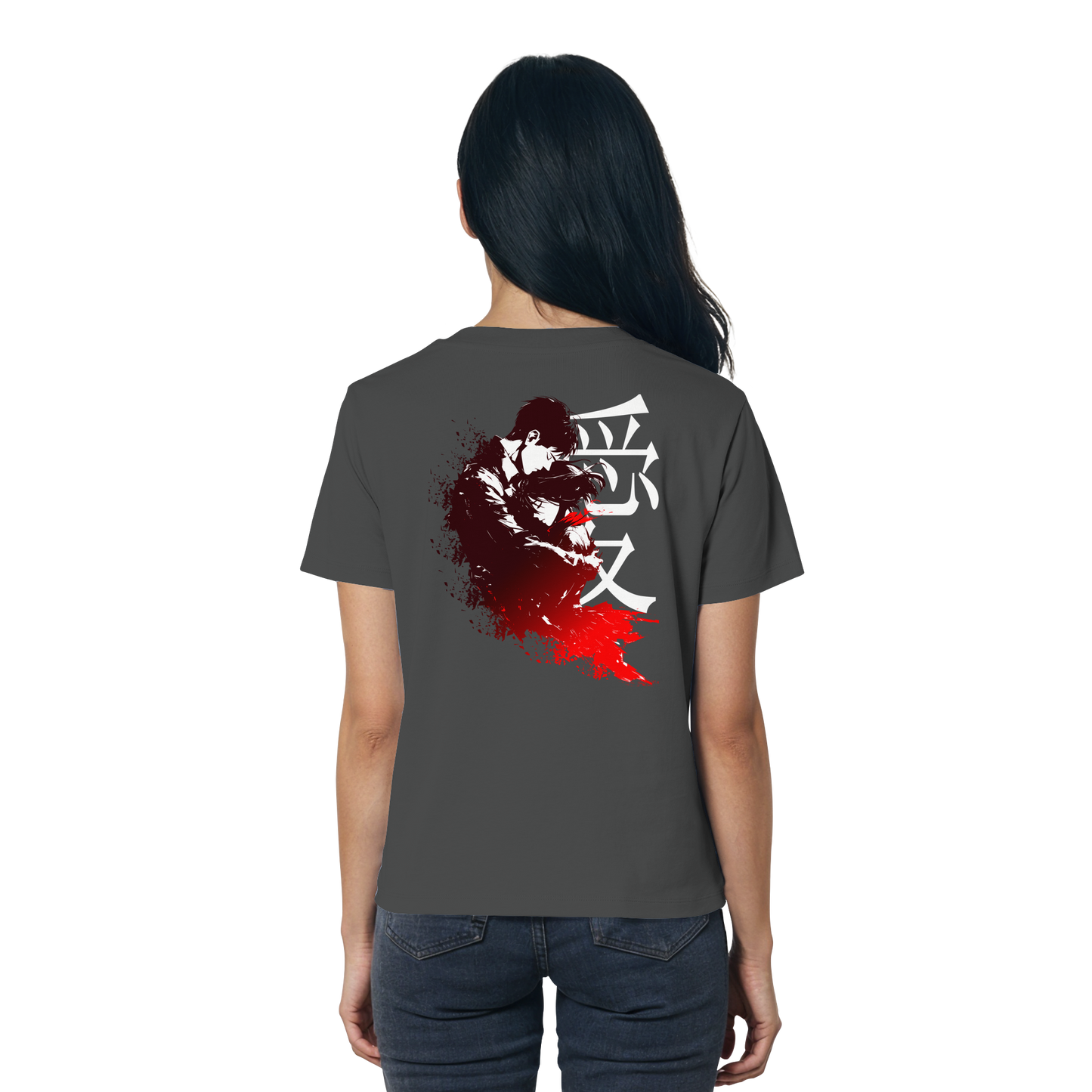 "Bound by Fate" Back Women Organic Shirt