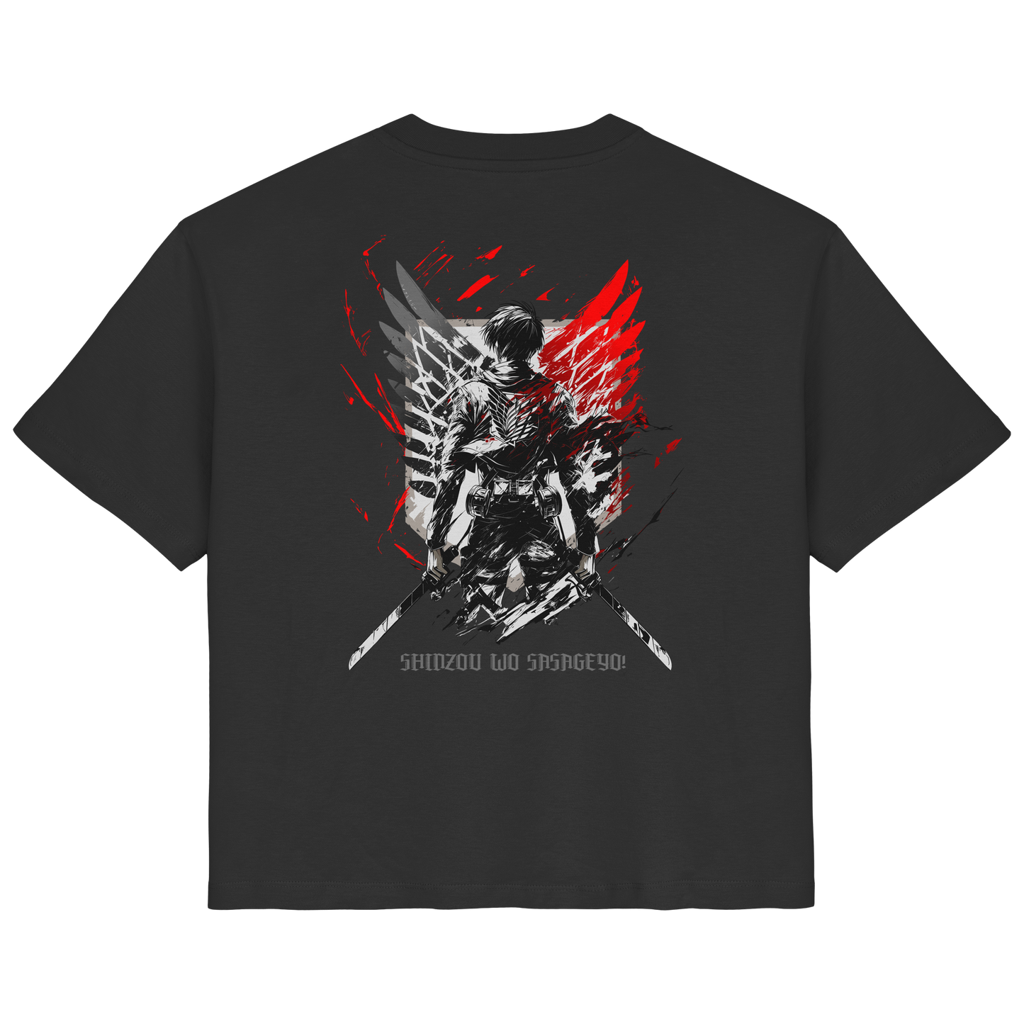 "Wings of Resolve" Back Women Organic Shirt