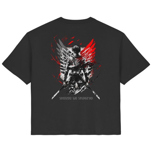"Wings of Resolve" Back Women Organic Shirt