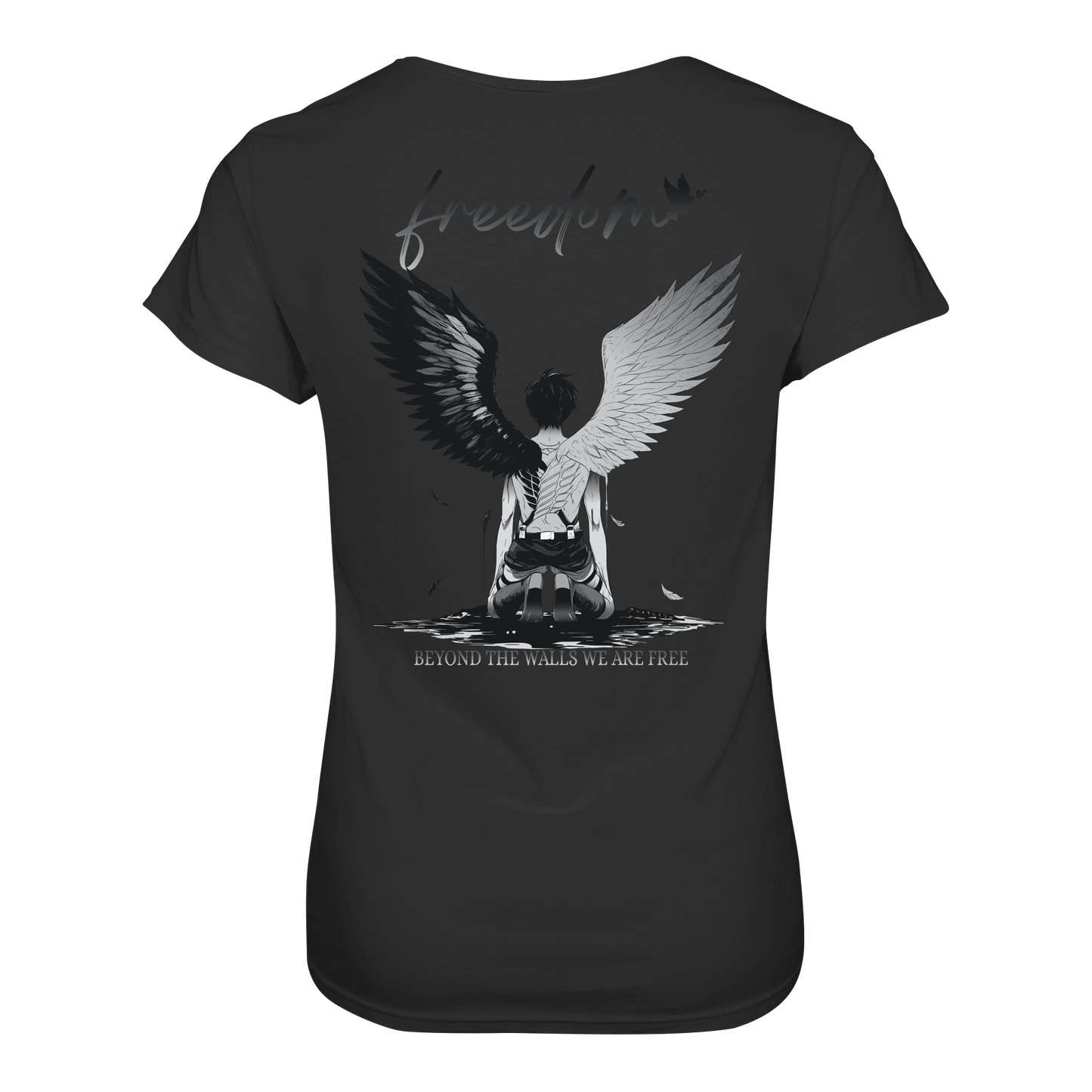 "Freedom" Back Women Organic Shirt