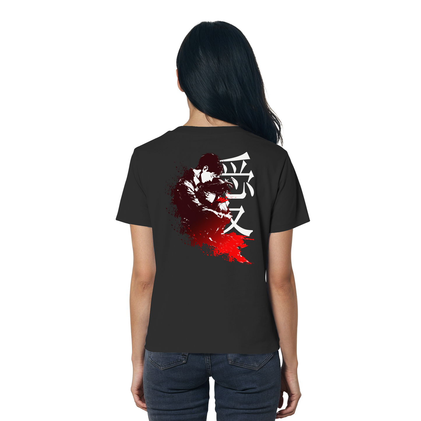 "Bound by Fate" Back Women Organic Shirt