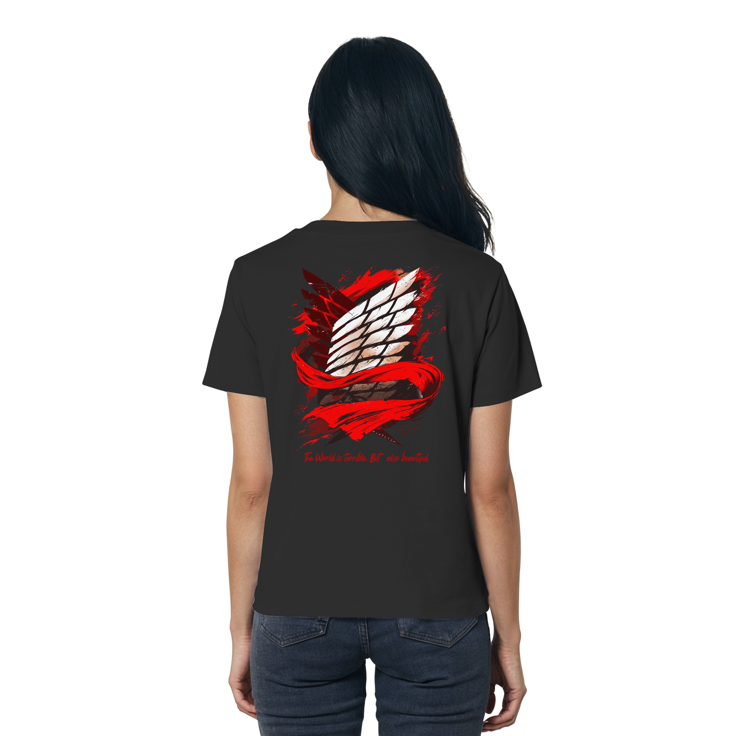 "Verbundenheit" Back Women Organic Shirt