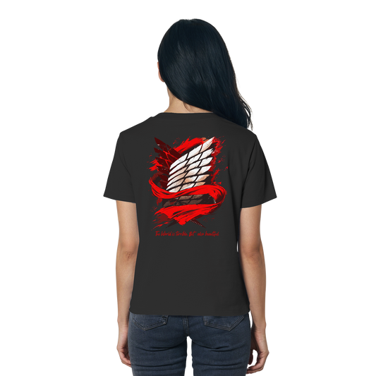 "Verbundenheit" Back Women Organic Shirt
