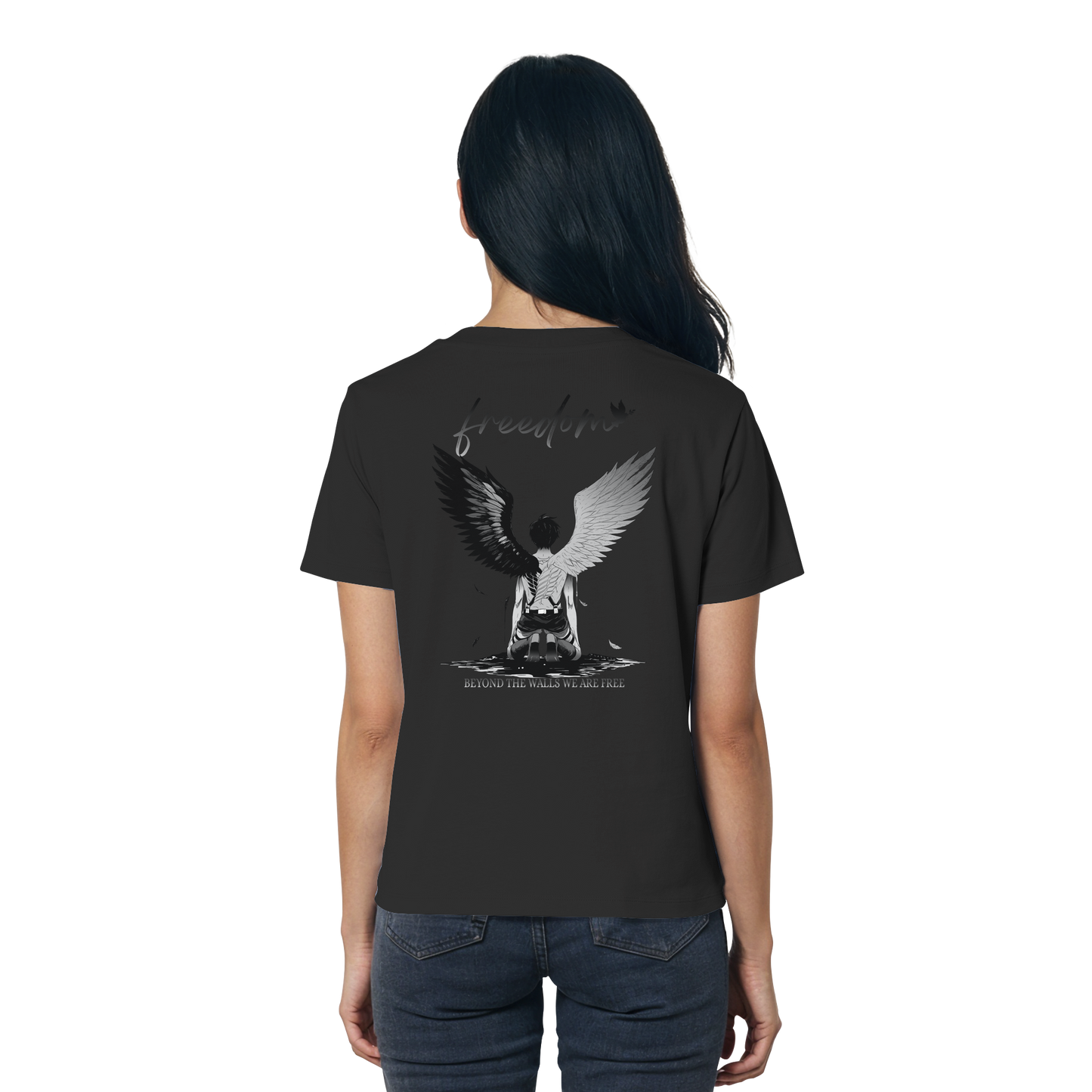 "Freedom" Back Women Organic Shirt