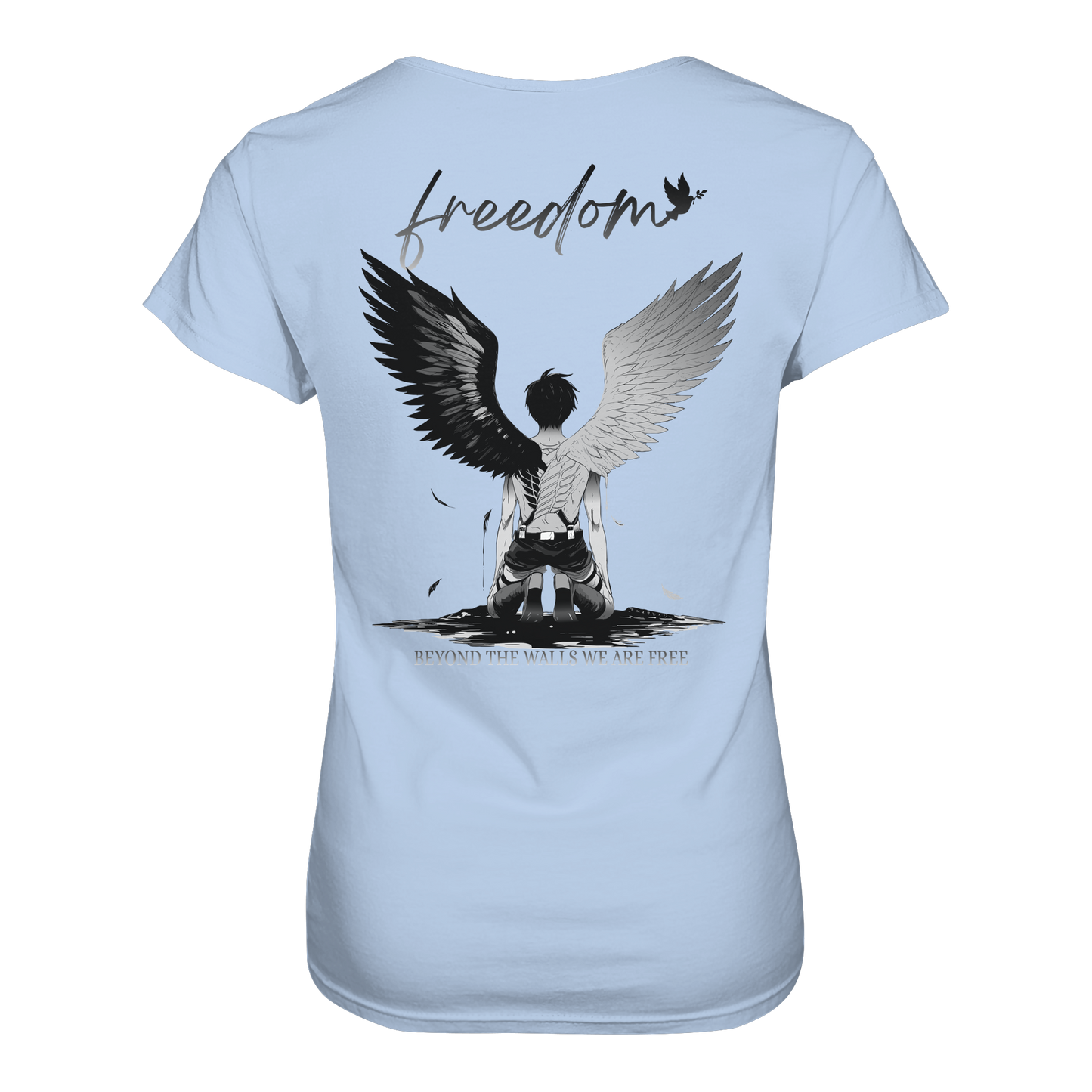 "Freedom" Back Women Organic Shirt