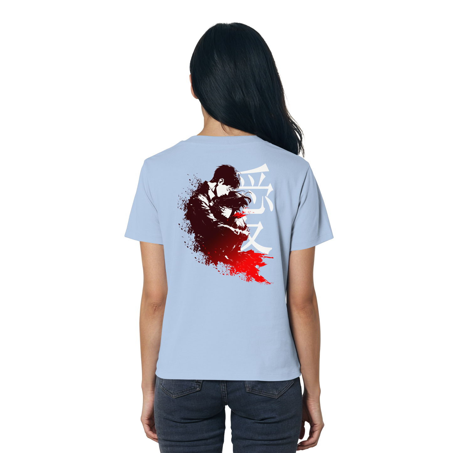 "Bound by Fate" Back Women Organic Shirt
