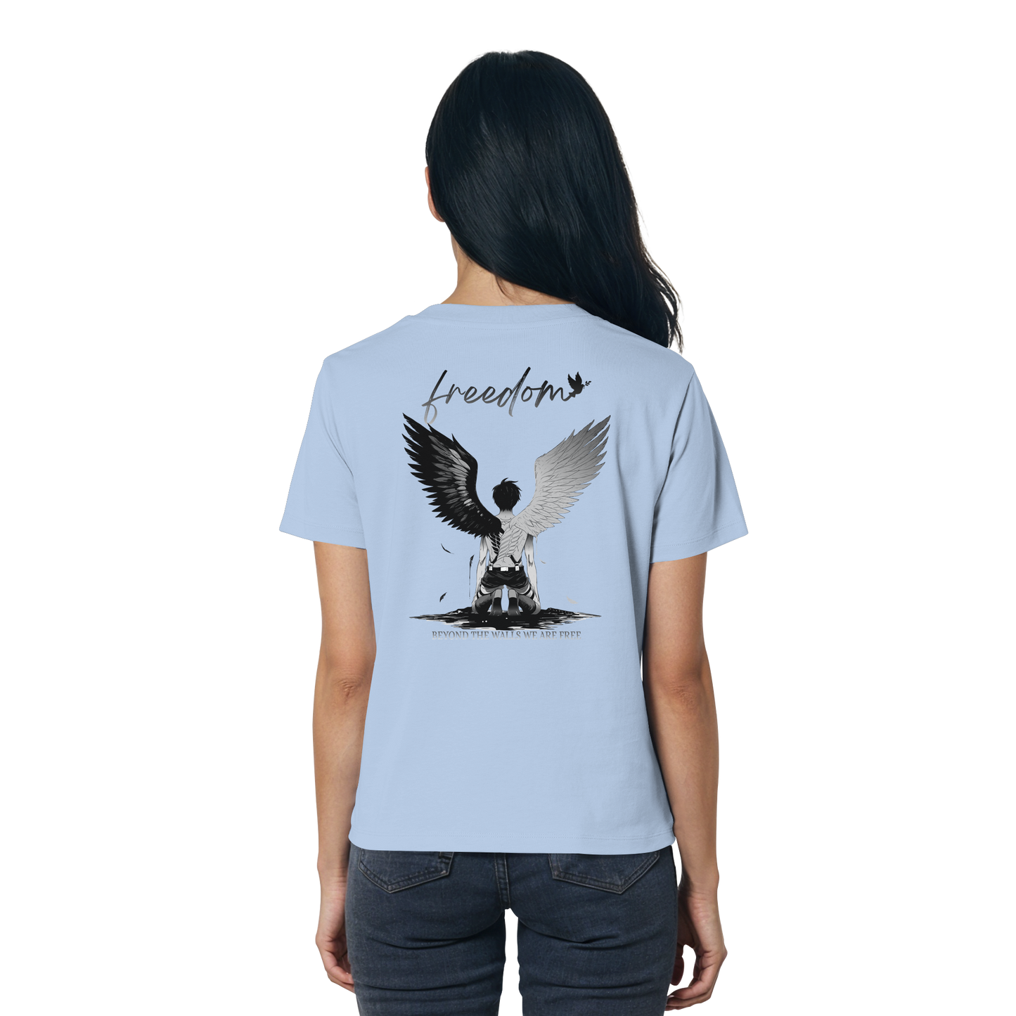 "Freedom" Back Women Organic Shirt