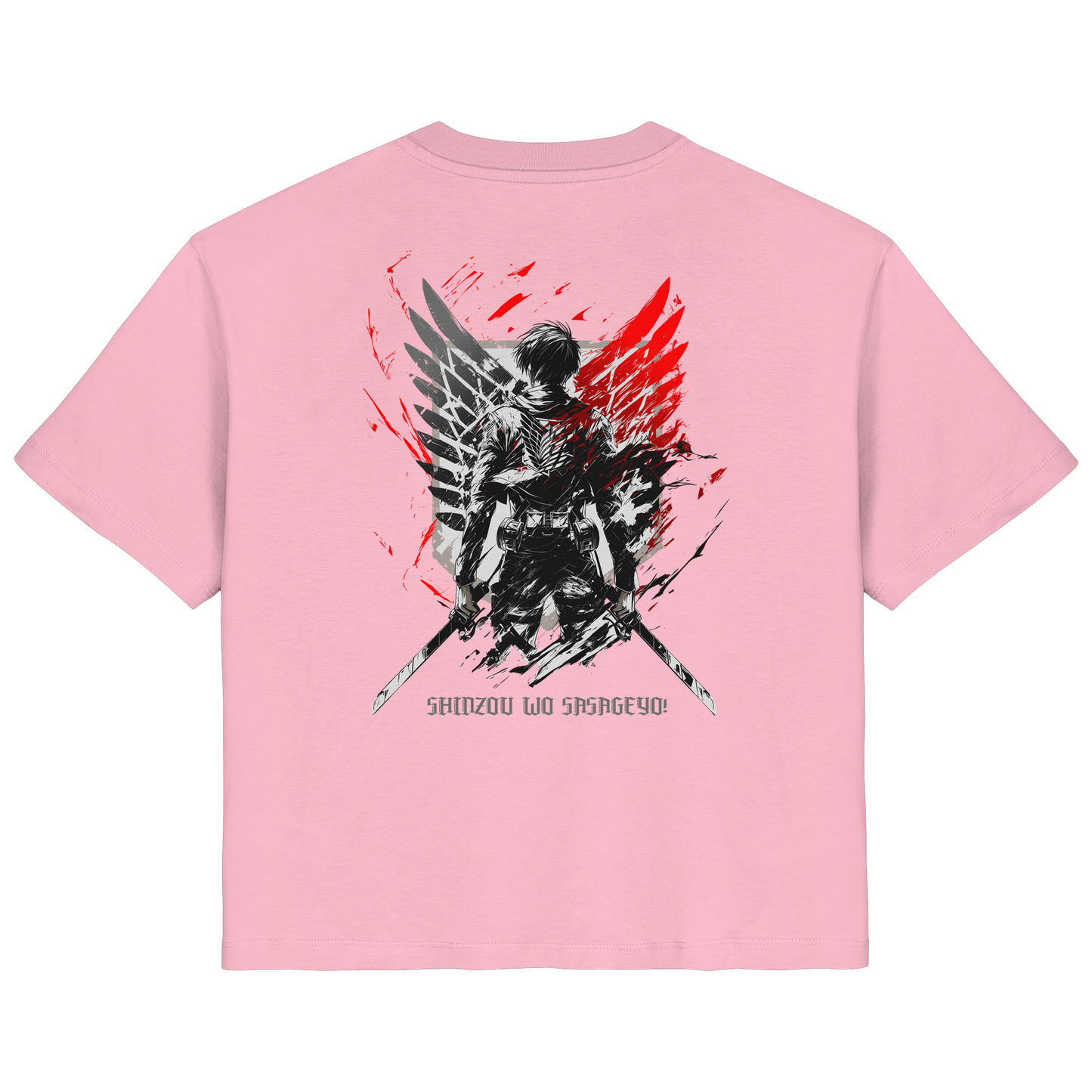 "Wings of Resolve" Back Women Organic Shirt