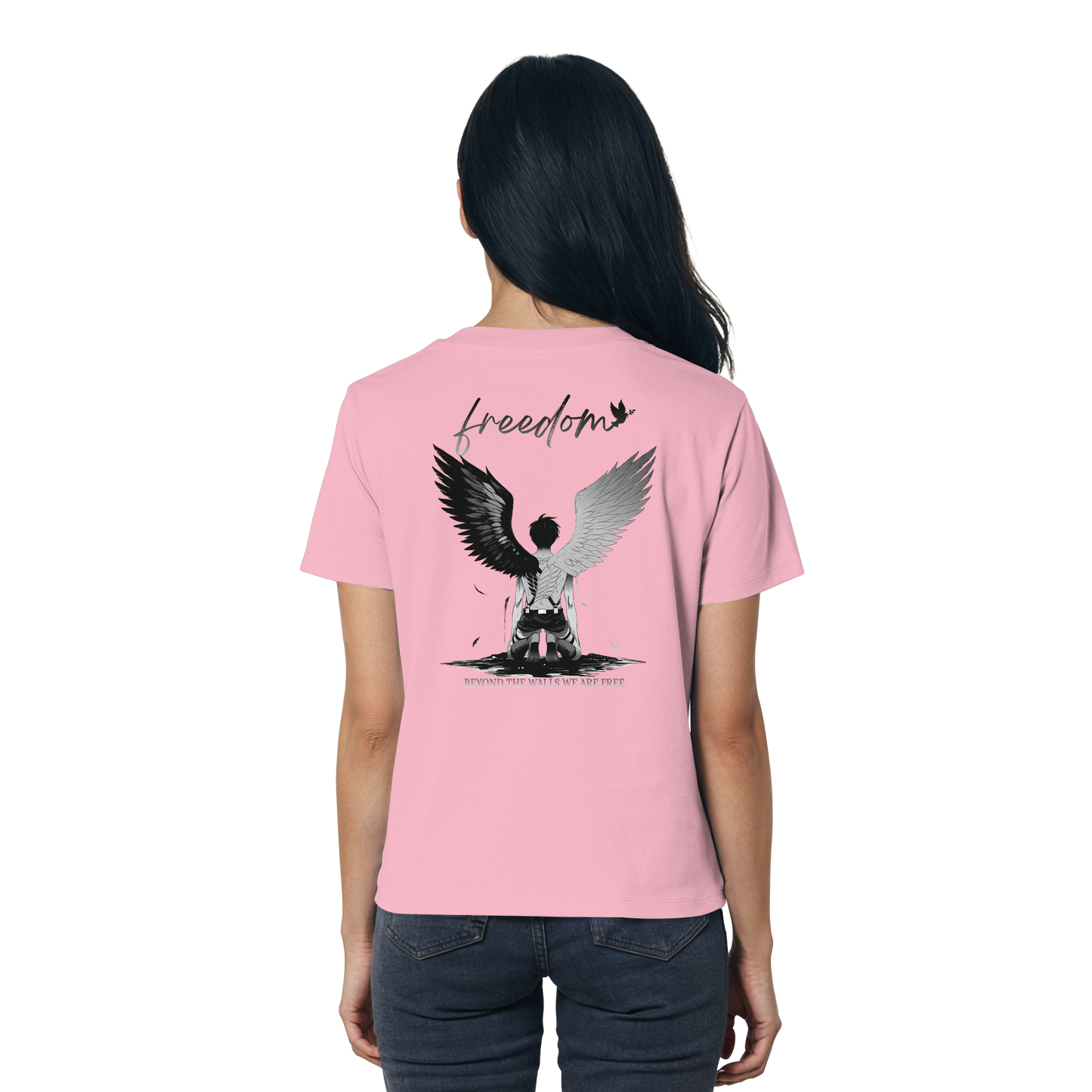 "Freedom" Back Women Organic Shirt