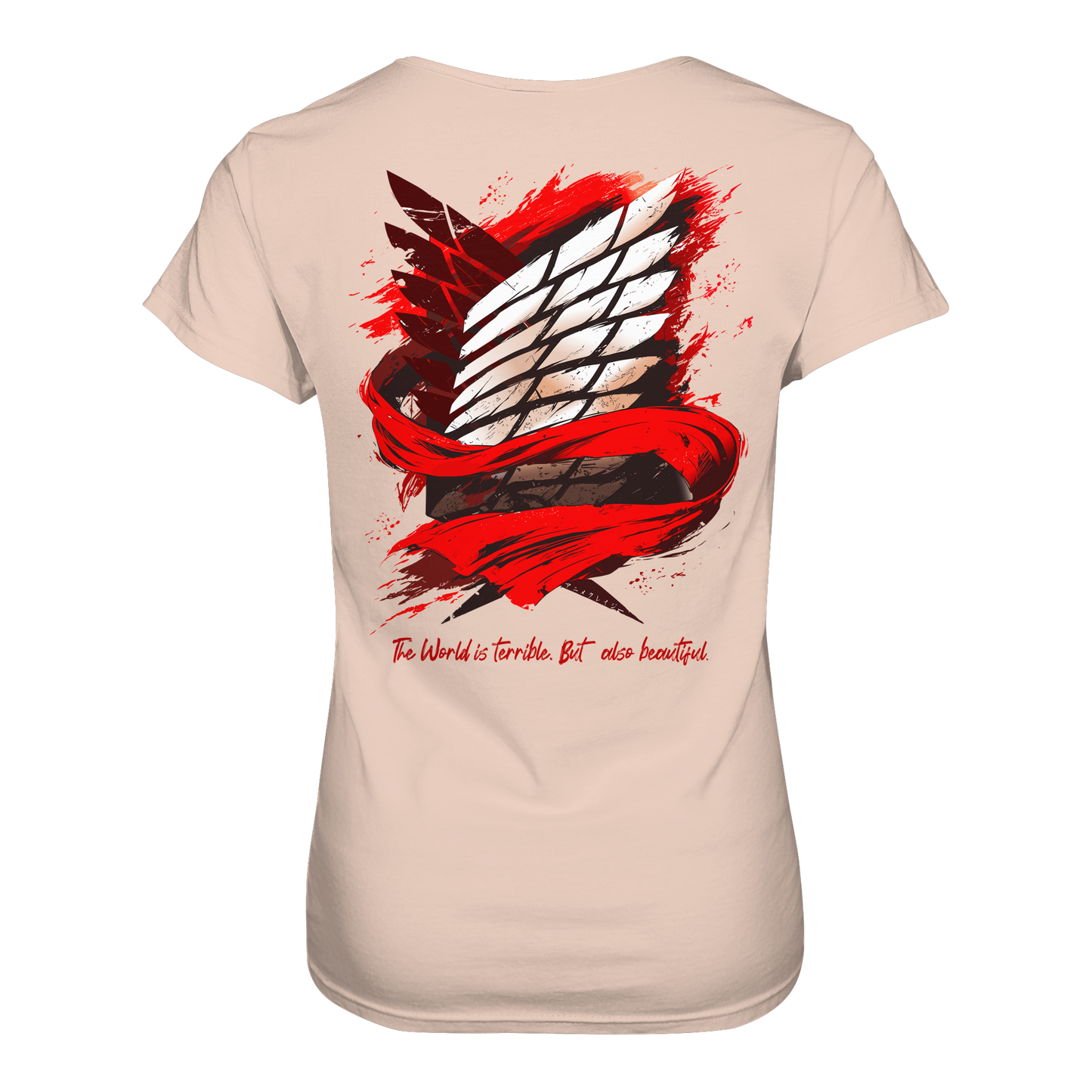 "Verbundenheit" Back Women Organic Shirt