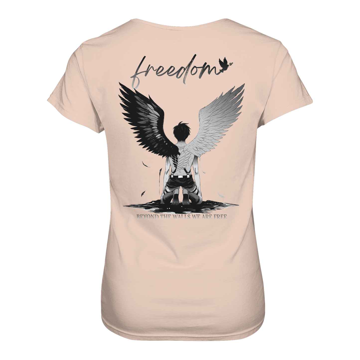 "Freedom" Back Women Organic Shirt
