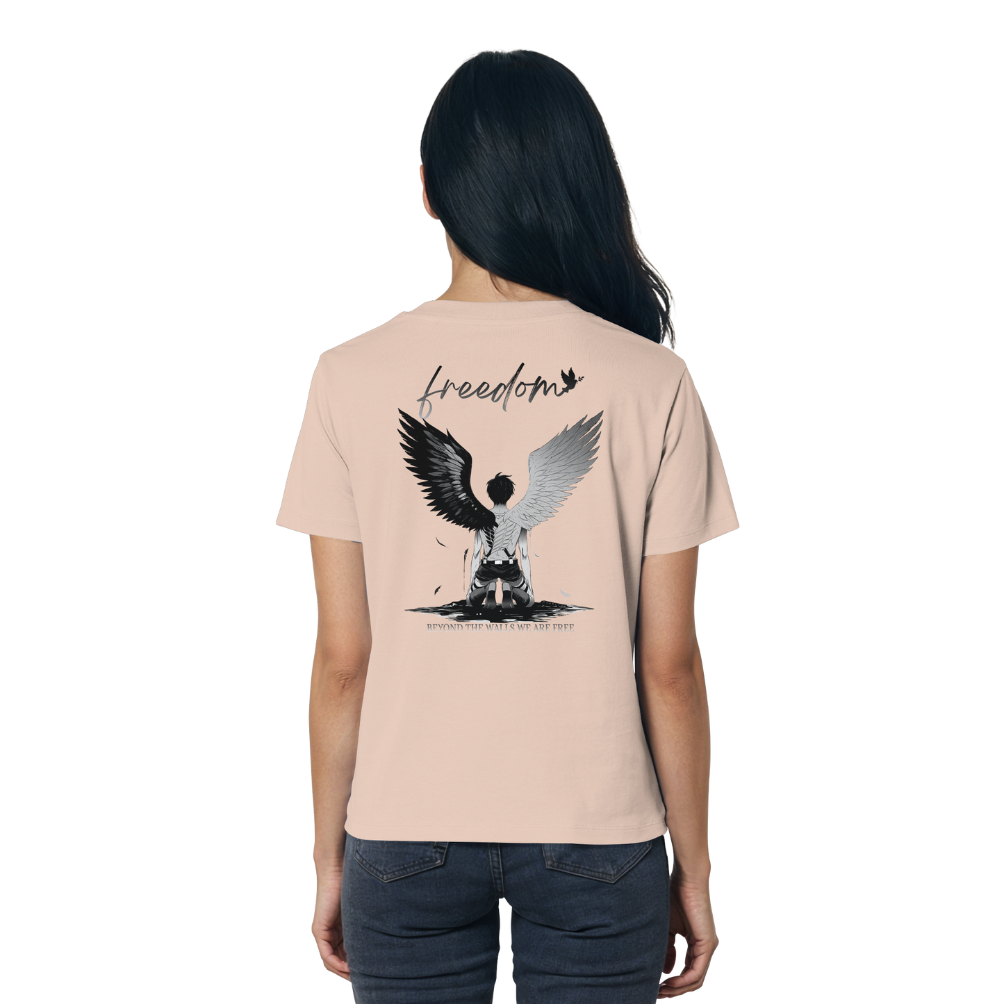 "Freedom" Back Women Organic Shirt