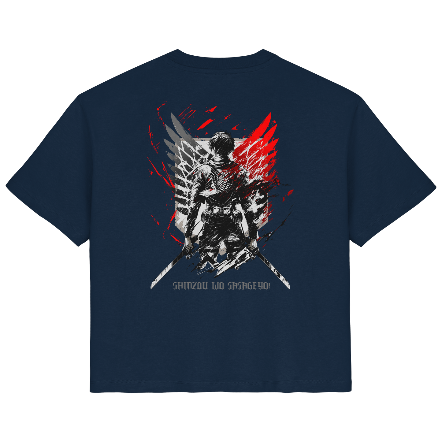 "Wings of Resolve" Back Women Organic Shirt