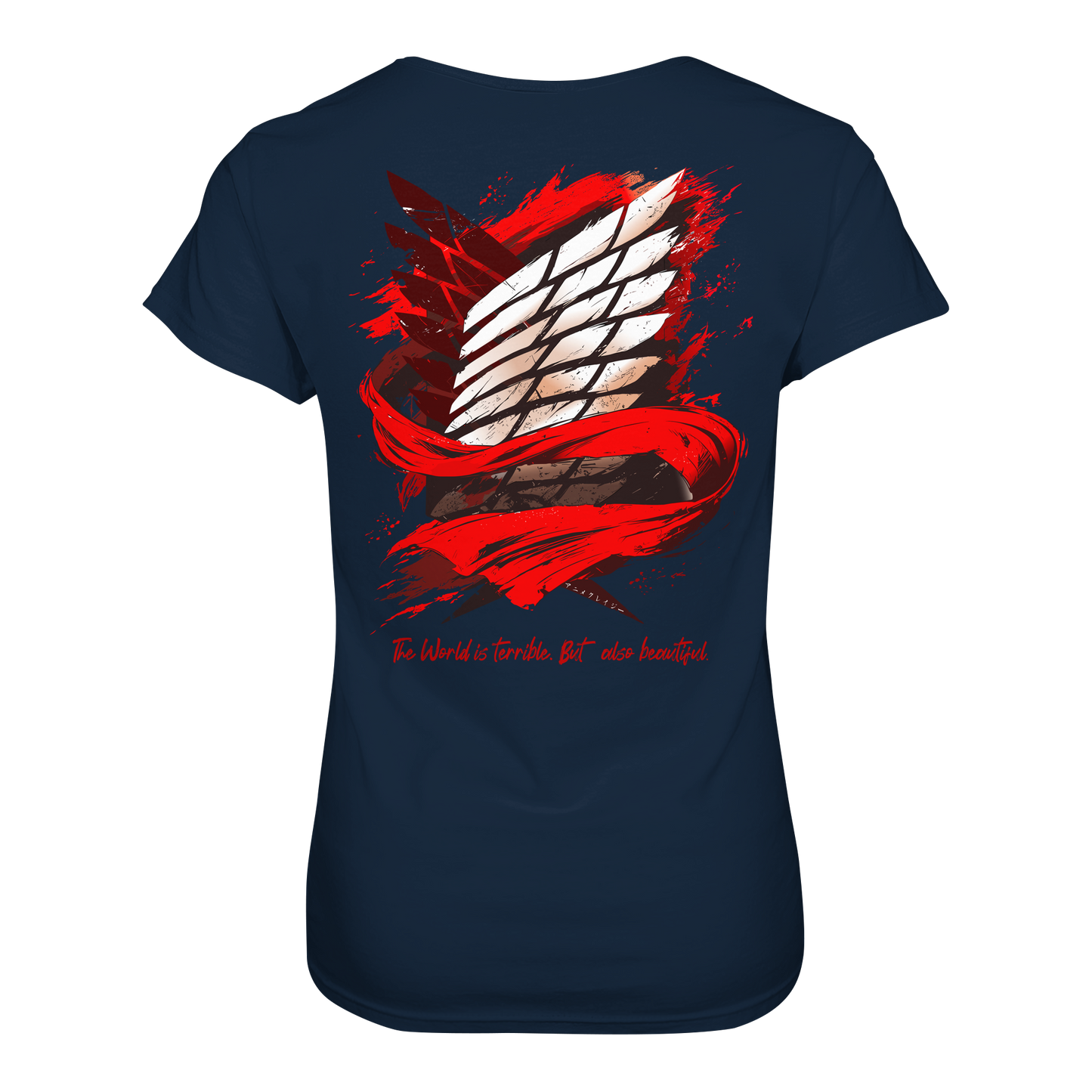 "Verbundenheit" Back Women Organic Shirt