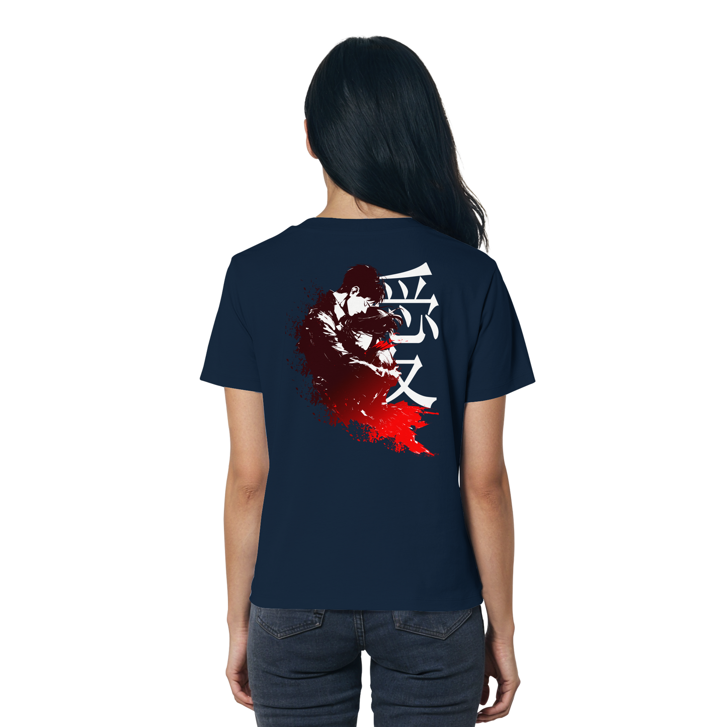"Bound by Fate" Back Women Organic Shirt