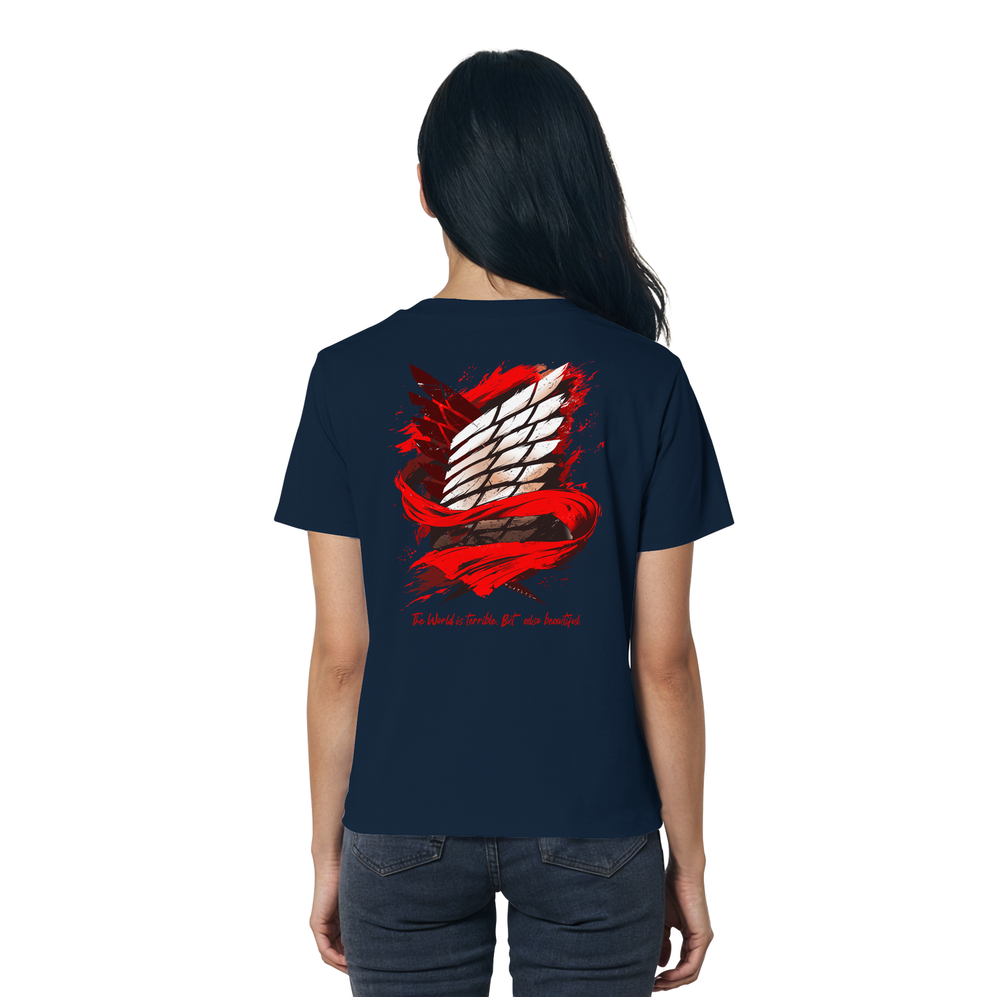 "Verbundenheit" Back Women Organic Shirt