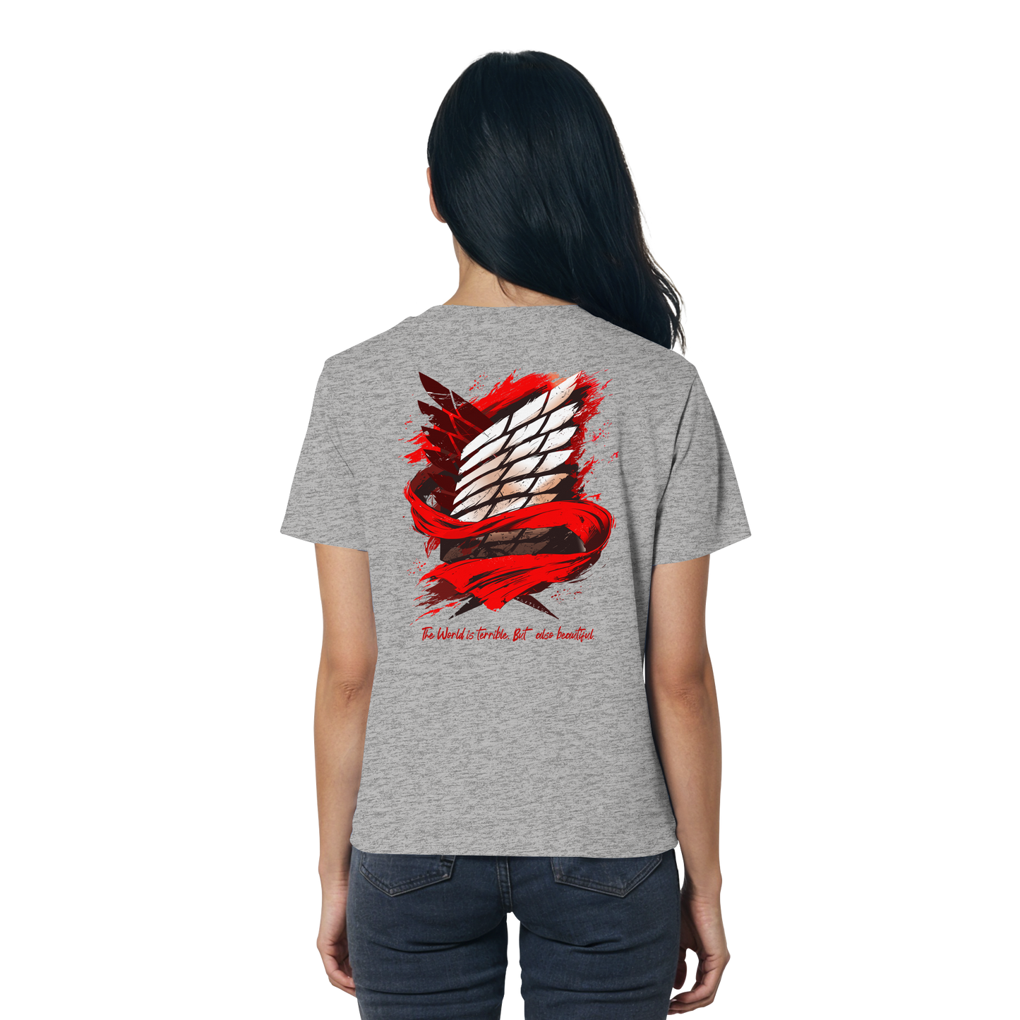 "Verbundenheit" Back Women Organic Shirt