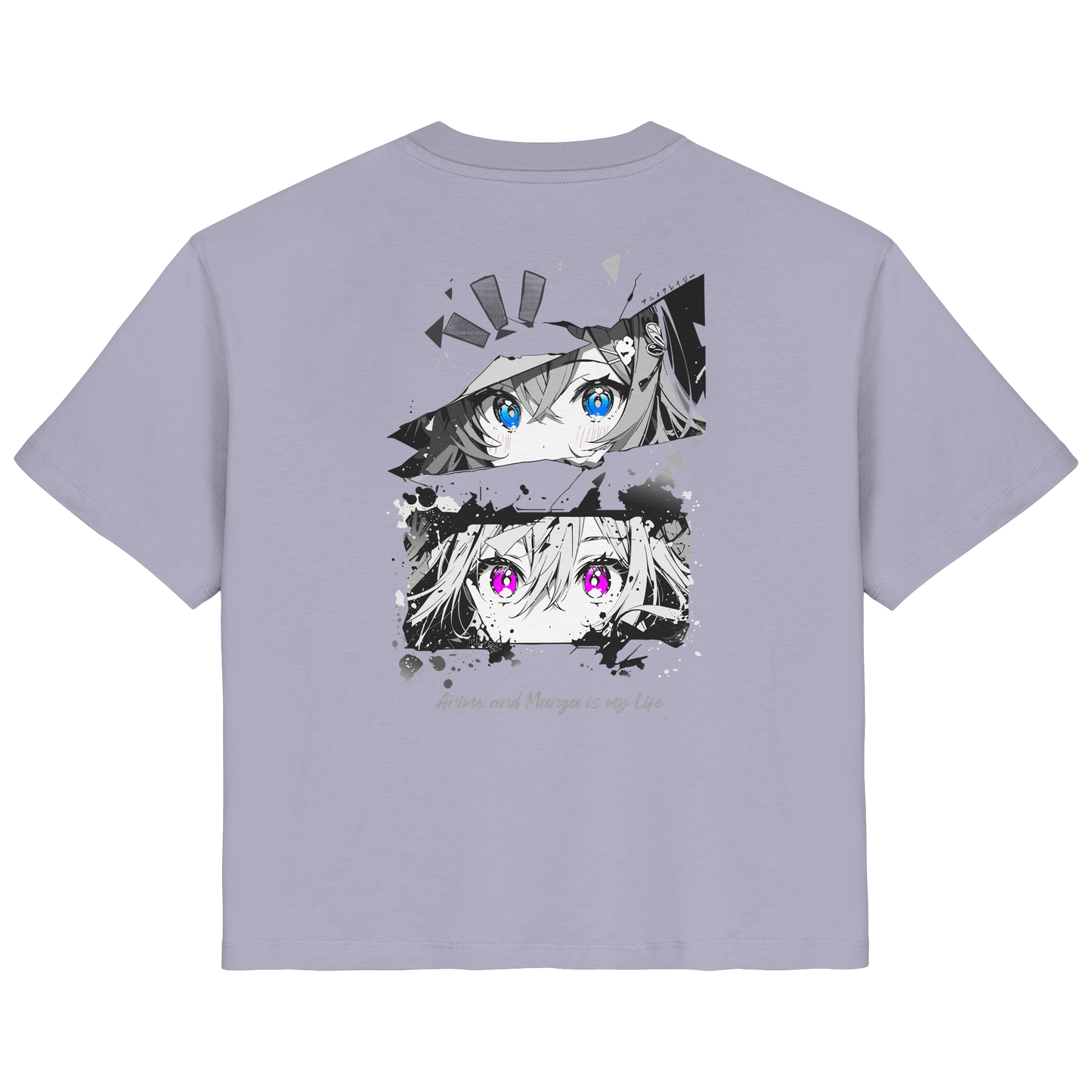 "Anime Eyes" Back - Ladies Organic Shirt