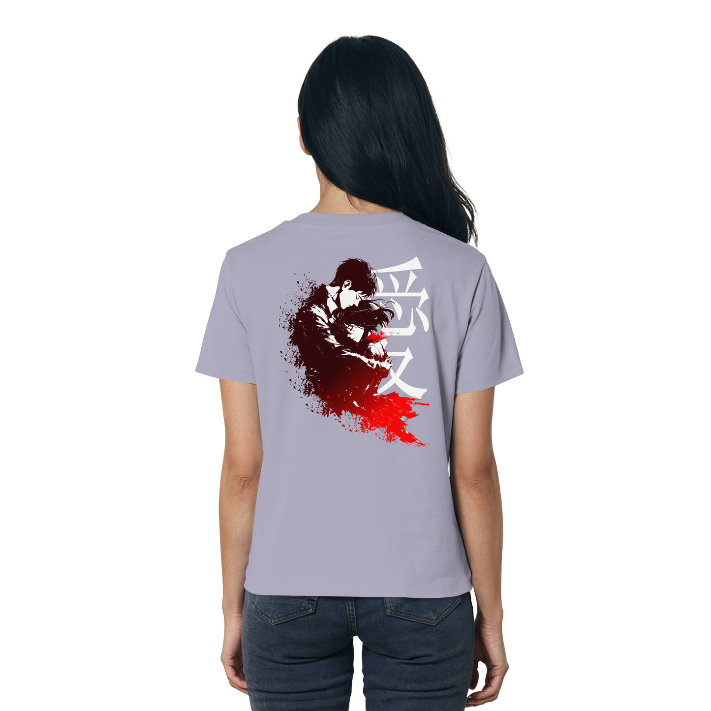 "Bound by Fate" Back Women Organic Shirt