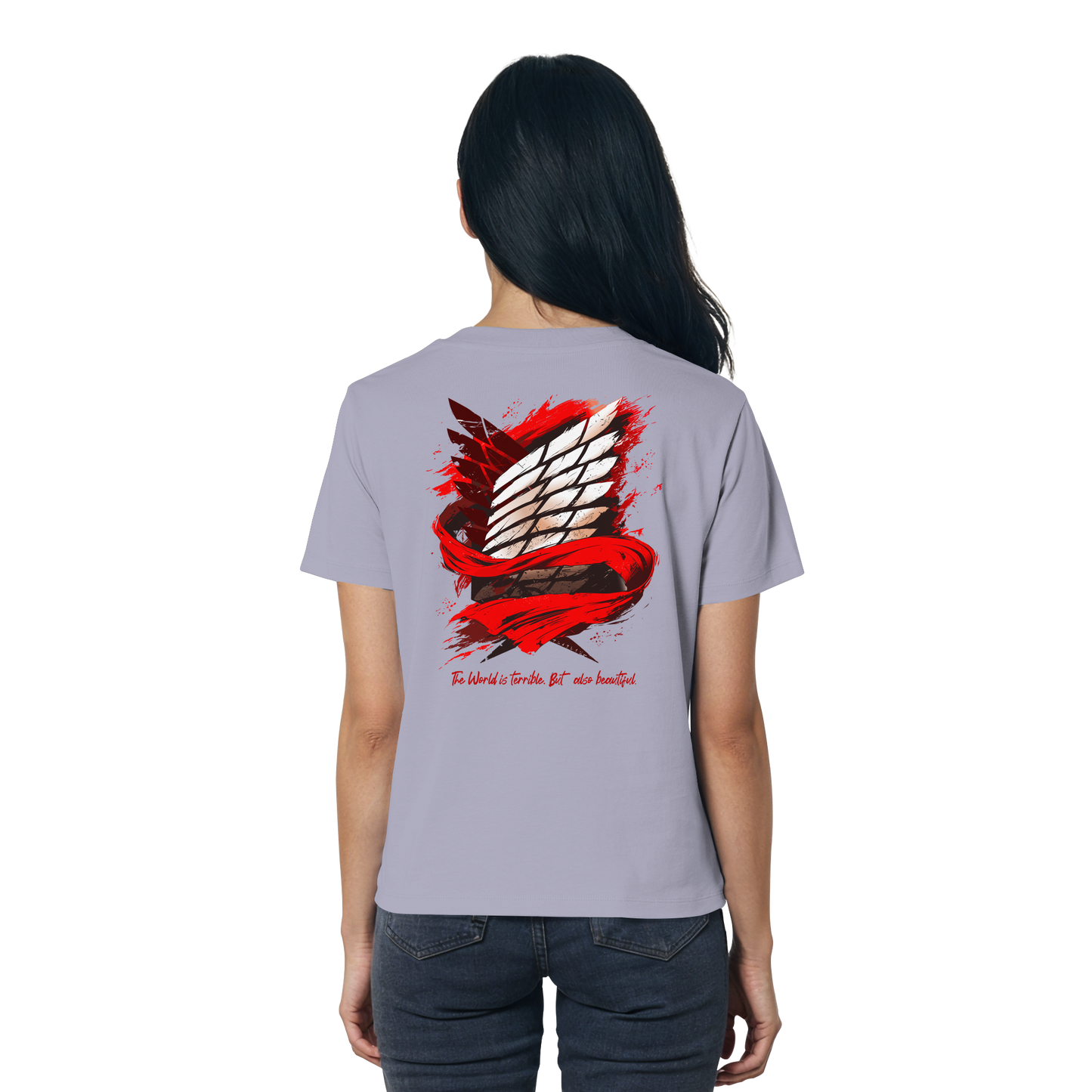 "Verbundenheit" Back Women Organic Shirt