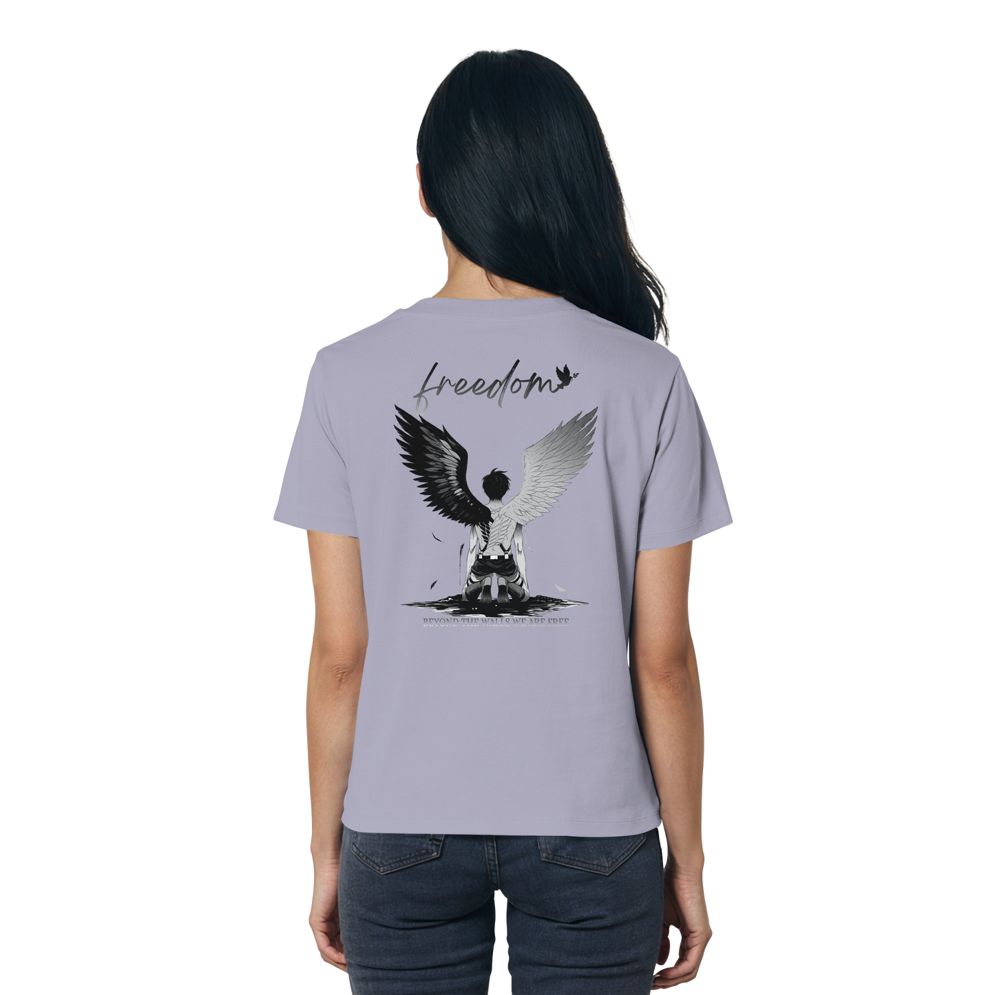"Freedom" Back Women Organic Shirt