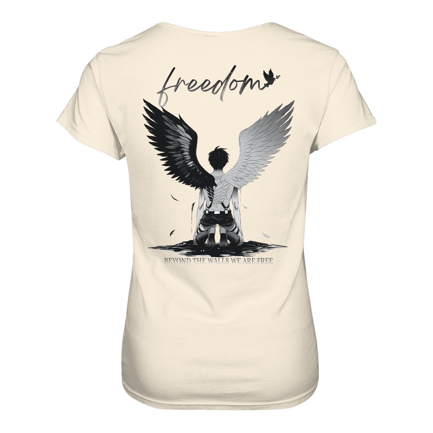 "Freedom" Back Women Organic Shirt