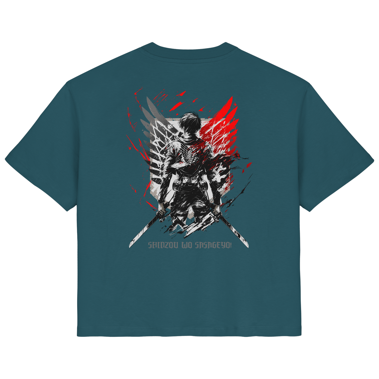 "Wings of Resolve" Back Women Organic Shirt
