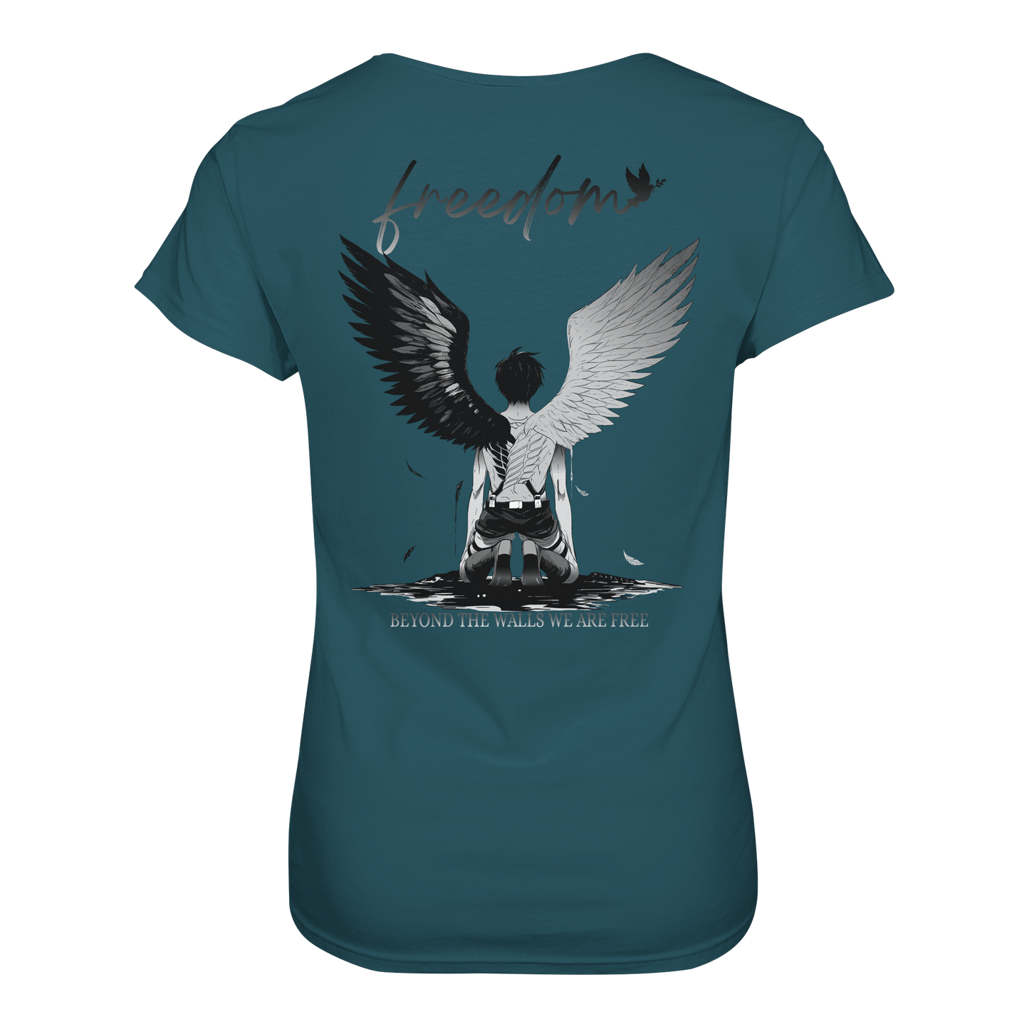 "Freedom" Back Women Organic Shirt