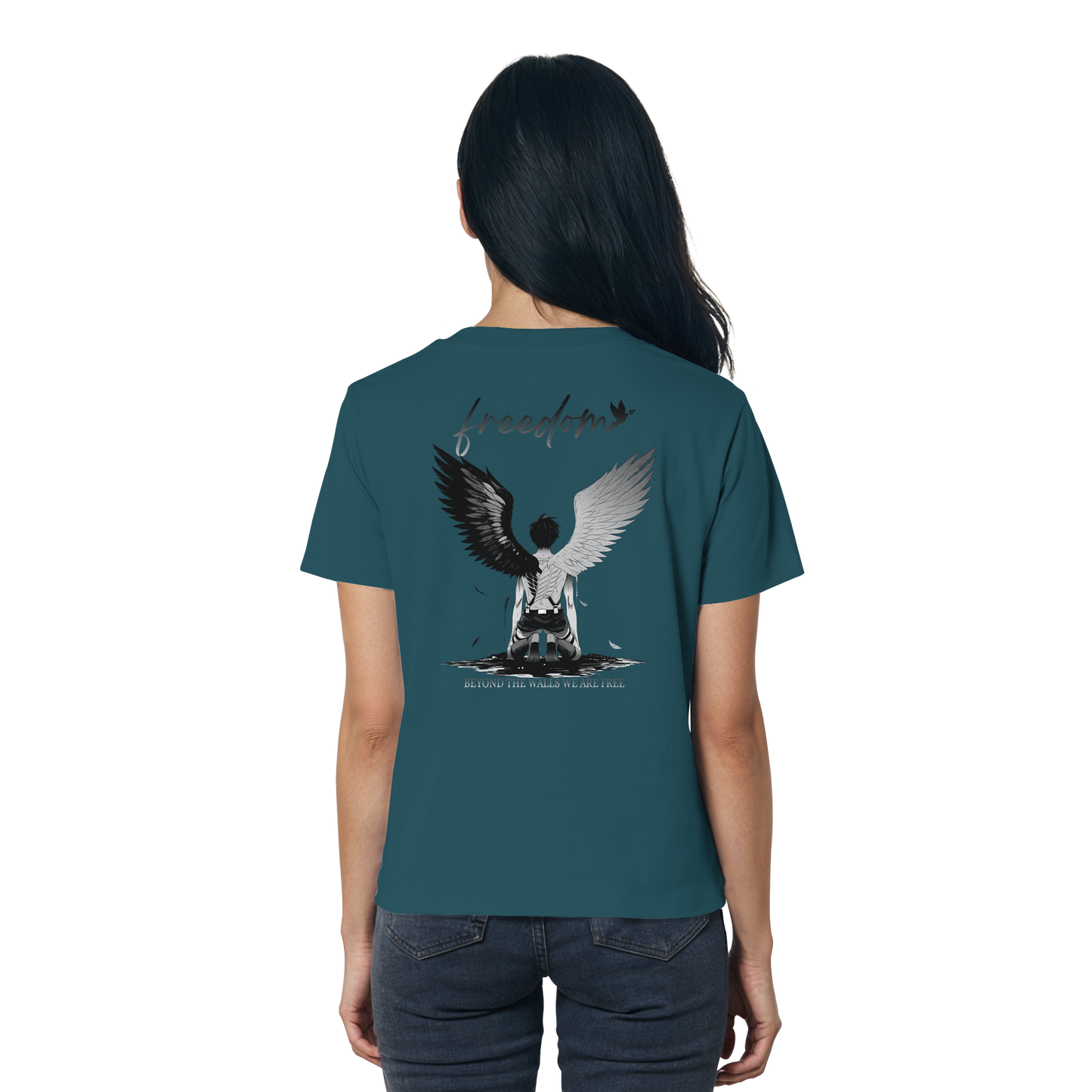 "Freedom" Back Women Organic Shirt