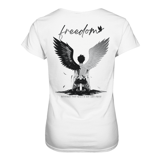 "Freedom" Back Women Organic Shirt