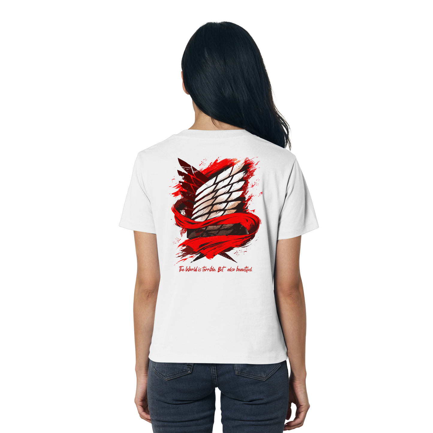 "Verbundenheit" Back Women Organic Shirt