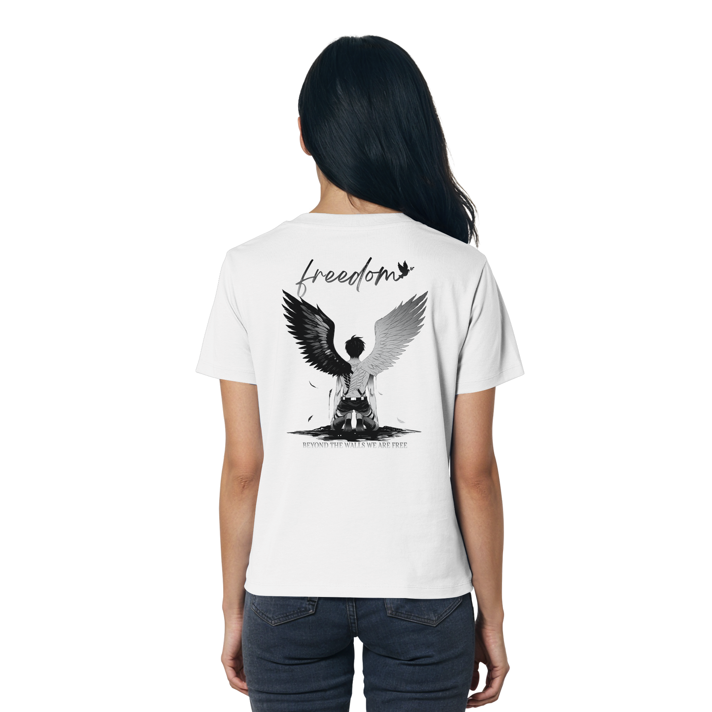 "Freedom" Back Women Organic Shirt