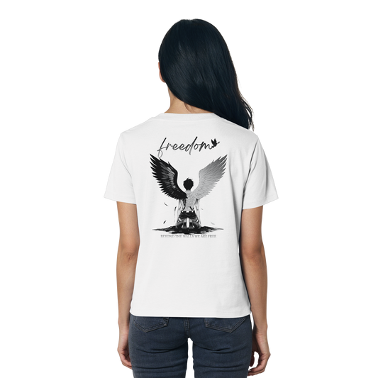 "Freedom" Back Women Organic Shirt