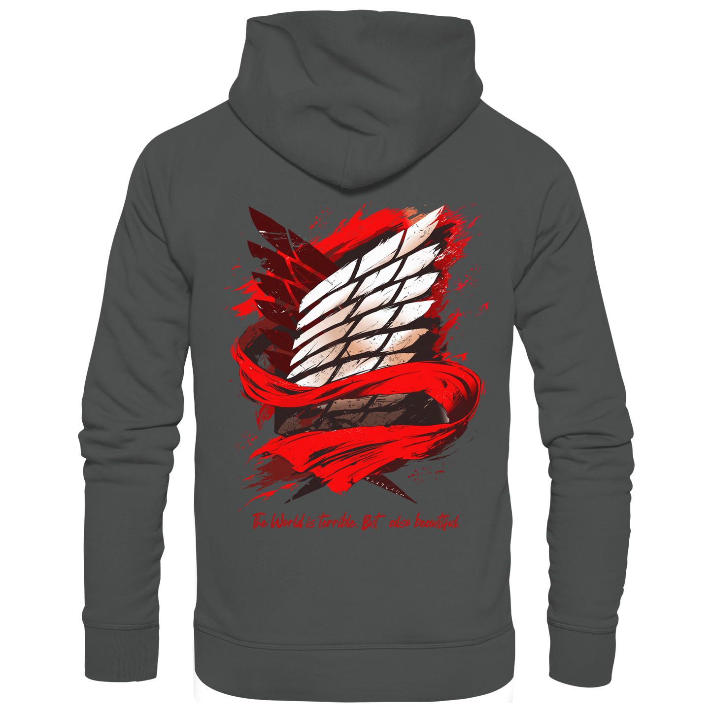 "Verbundenheit" Back Organic Classic Hoodie