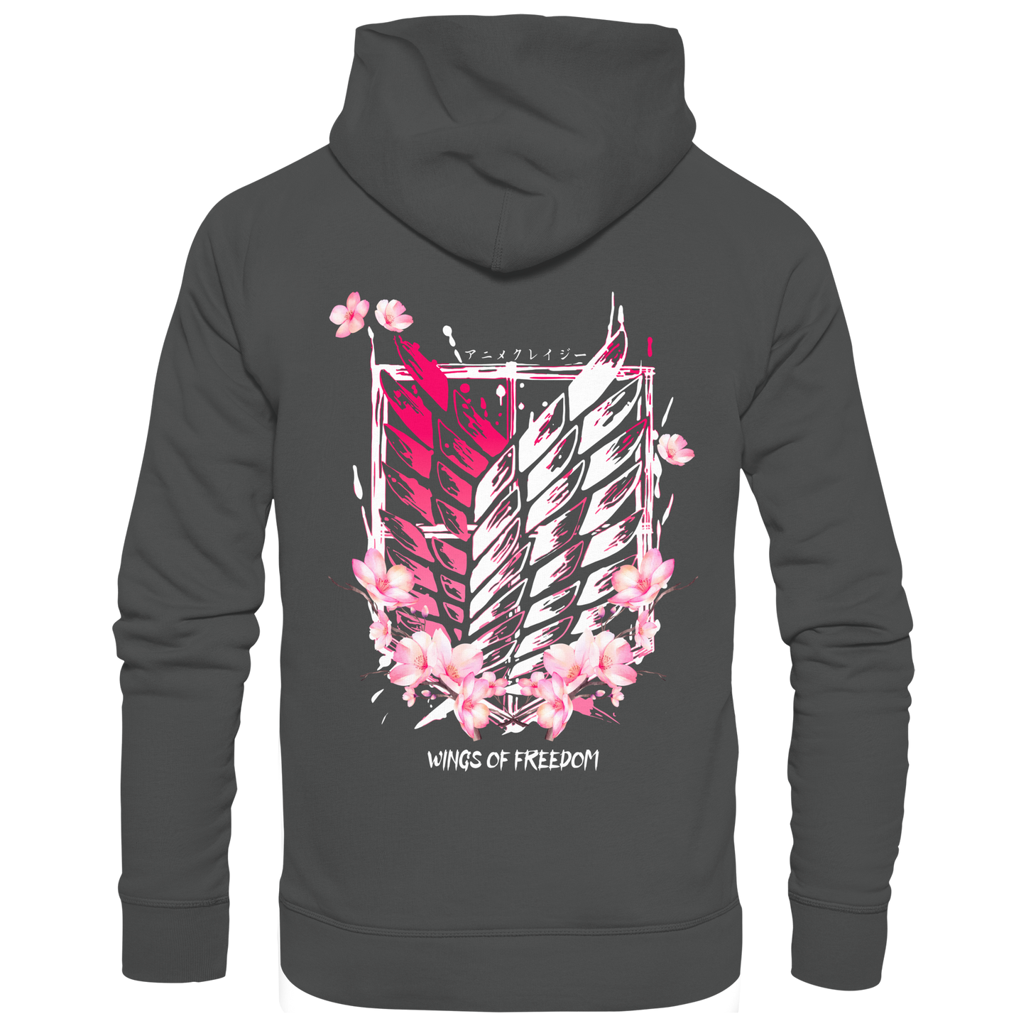 "Petals of Liberation“ Back Organic Classic Hoodie