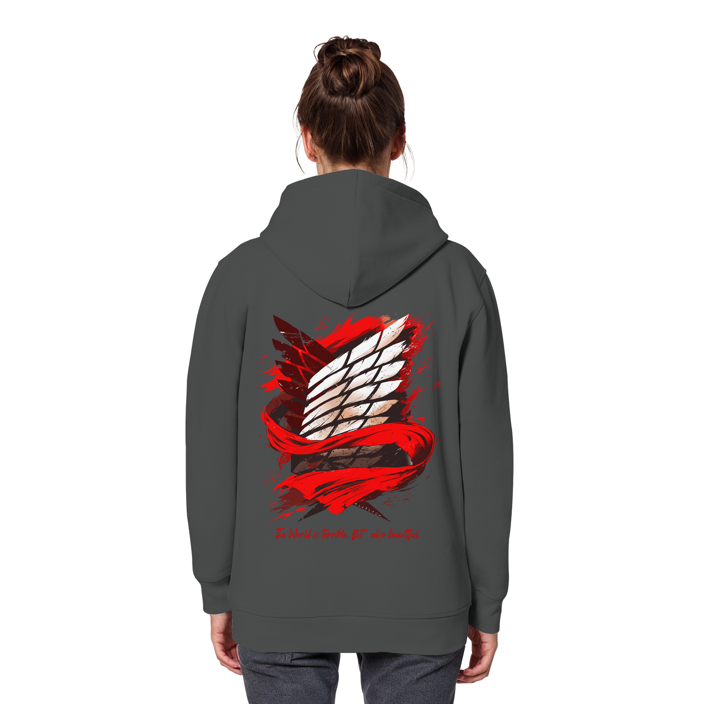 "Verbundenheit" Back Organic Classic Hoodie