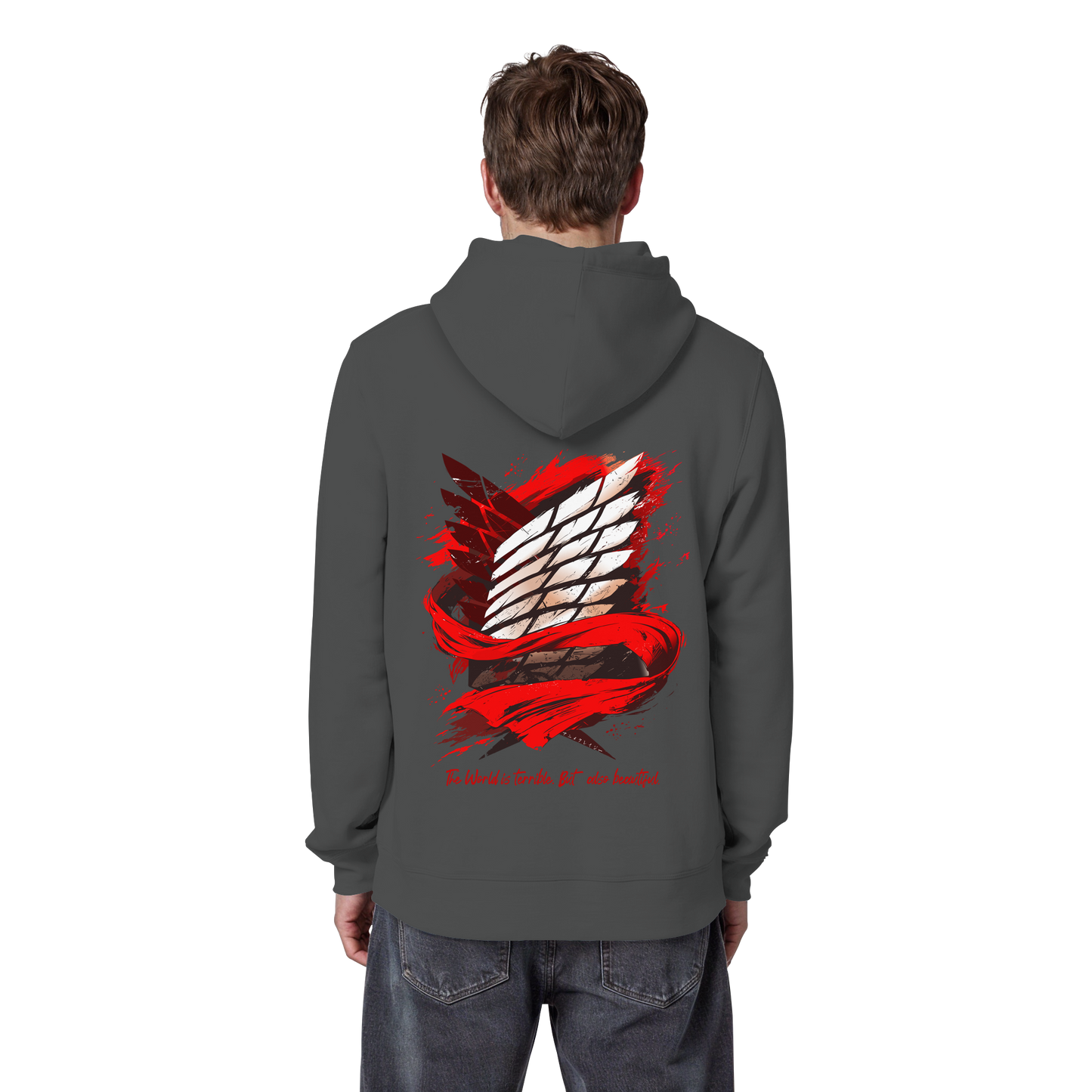 "Verbundenheit" Back Organic Classic Hoodie