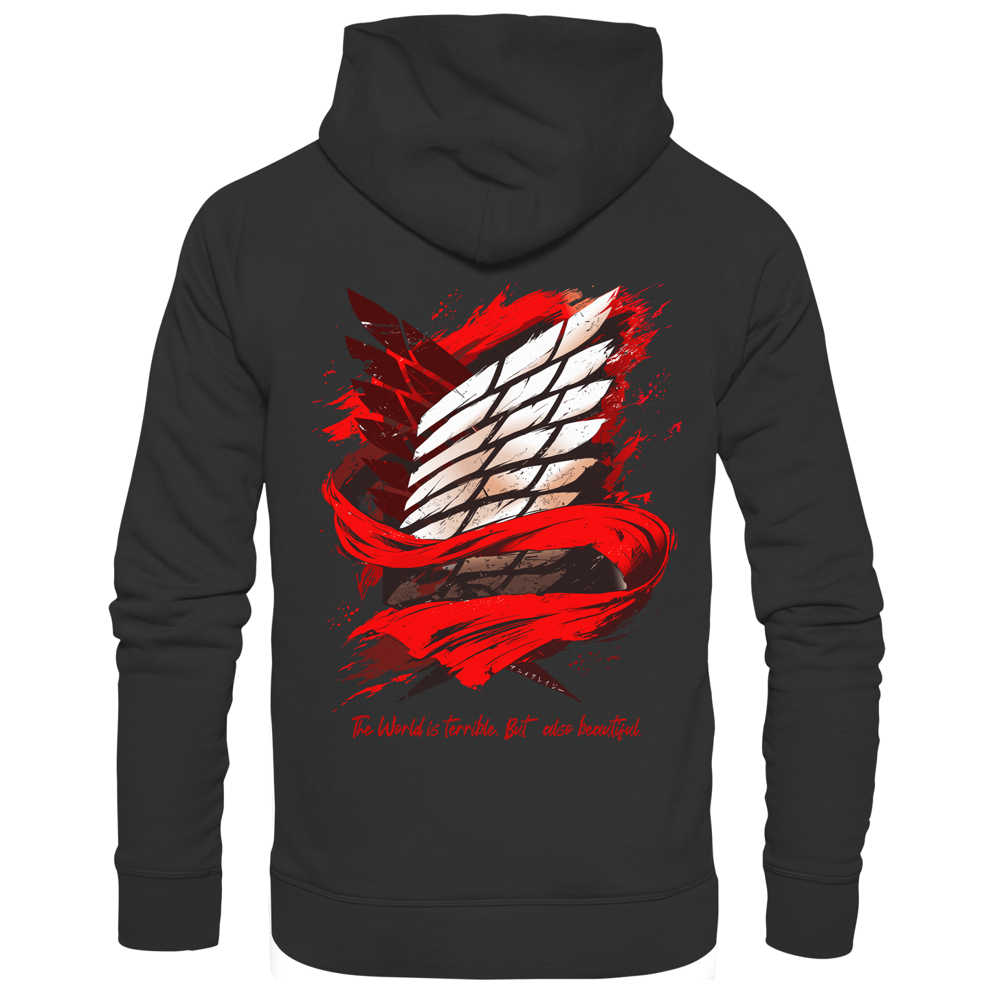 "Verbundenheit" Back Organic Classic Hoodie