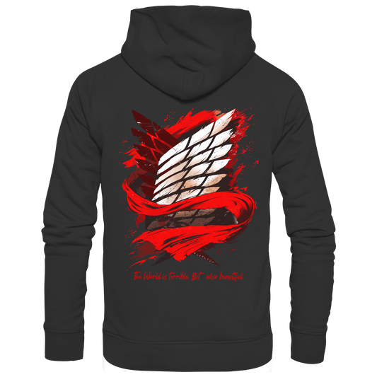"Verbundenheit" Back Organic Classic Hoodie