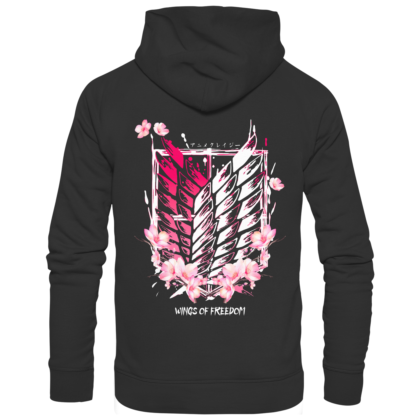 "Petals of Liberation“ Back Organic Classic Hoodie